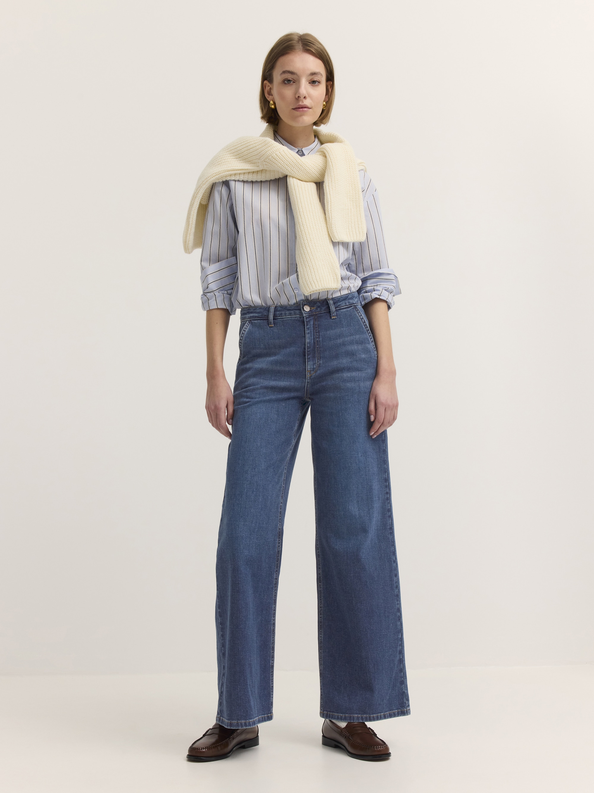 bugatti Jeans à 5 poches »Modern Fit« Pantalon droit en coton stretch coupe moderne