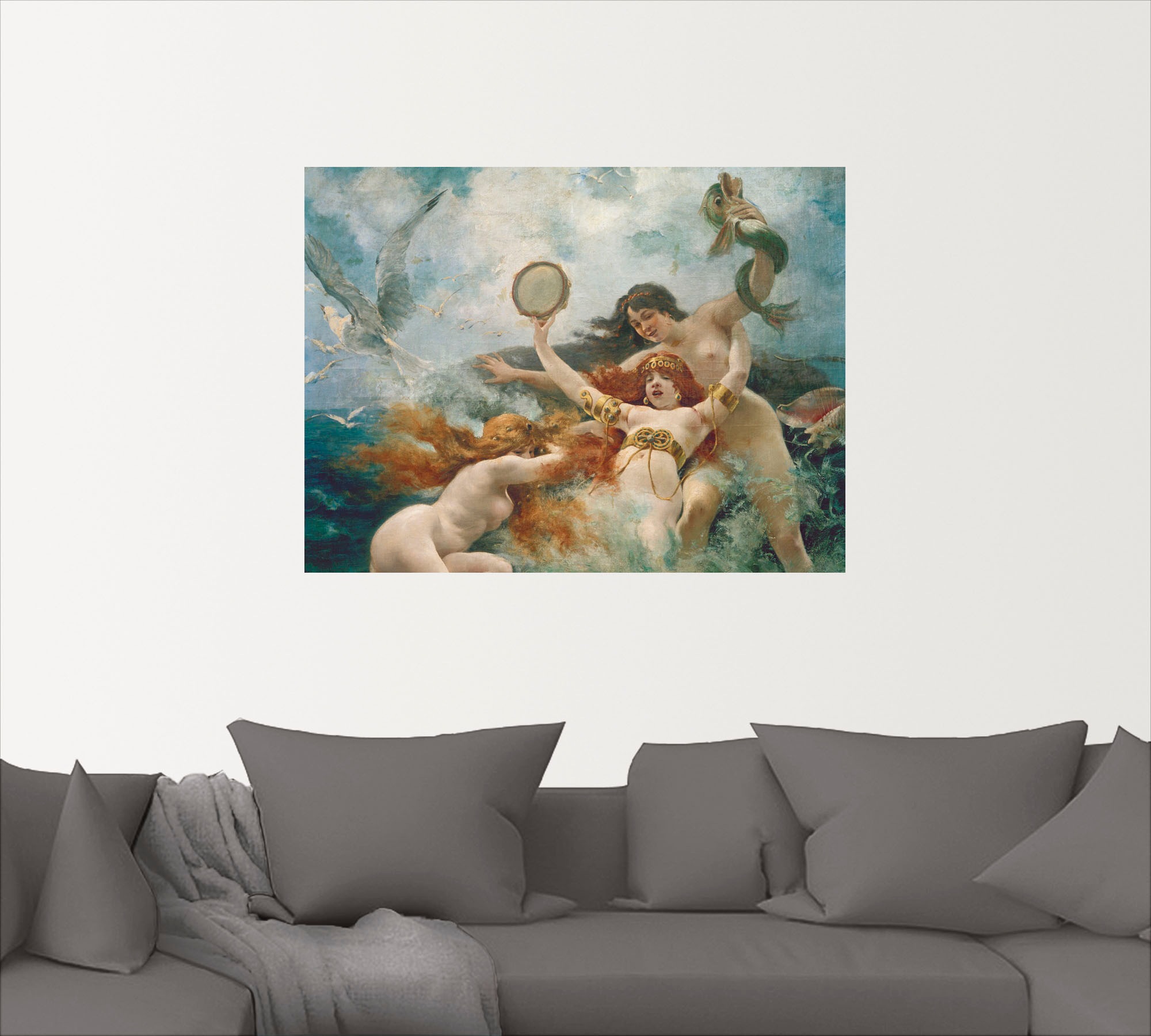 Artland Wandbild »Die Sirenen amüsieren sich«, Erotische Bilder, (1 St.), als Alubild, Leinwandbild, Wandaufkleber oder Poster in versch. Grössen