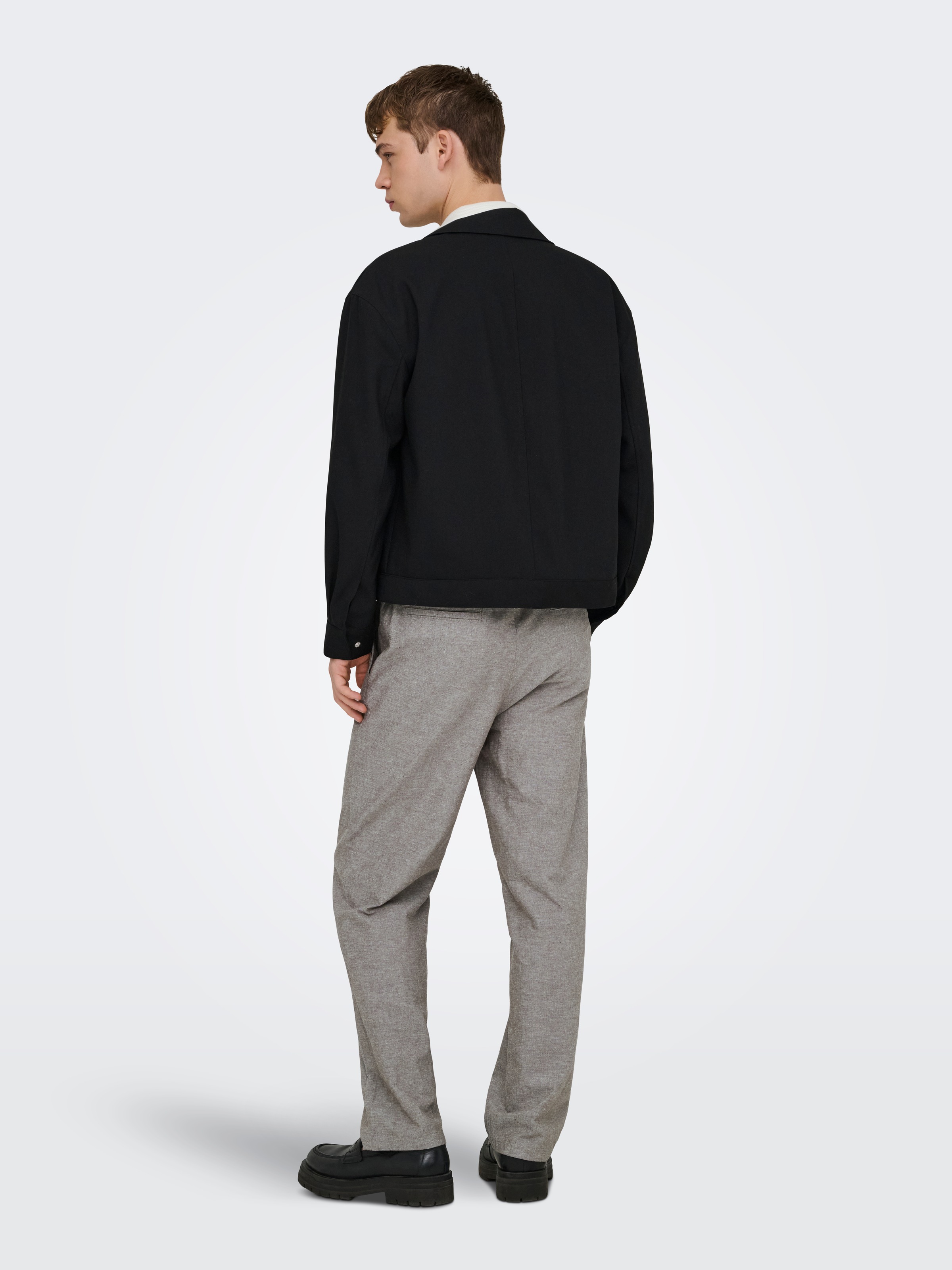 ONLY & SONS Schlupfhose »ONSSINUS LOOSE 0007 COT LIN PANT NOOS«  Baumwolle mit Leinen, locker geschnitten