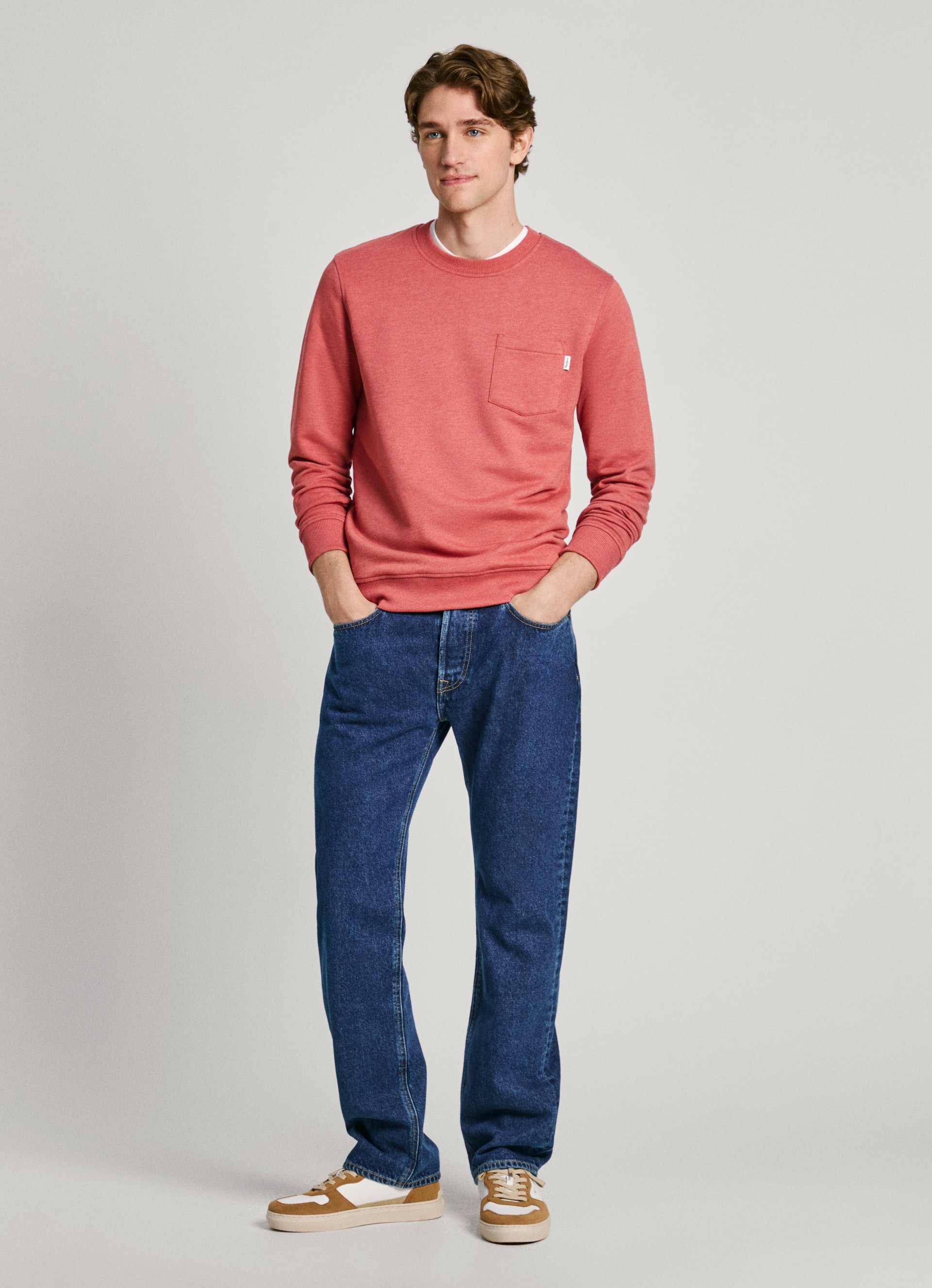 Pepe Jeans Sweatshirt »MANS CREW«, mit Brusttasche