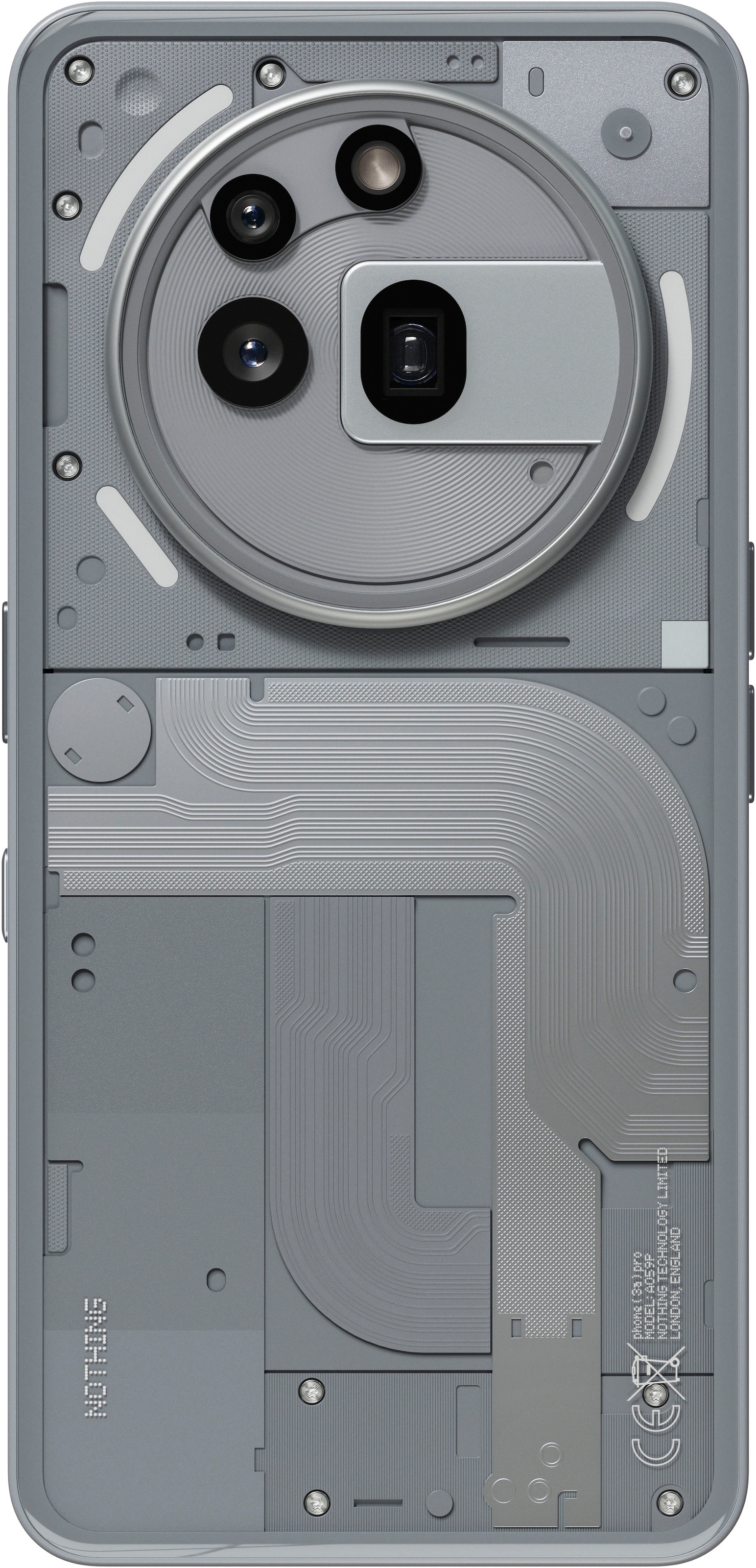 NOTHING Smartphone »PHONE (3a) Pro 256GB« Grau