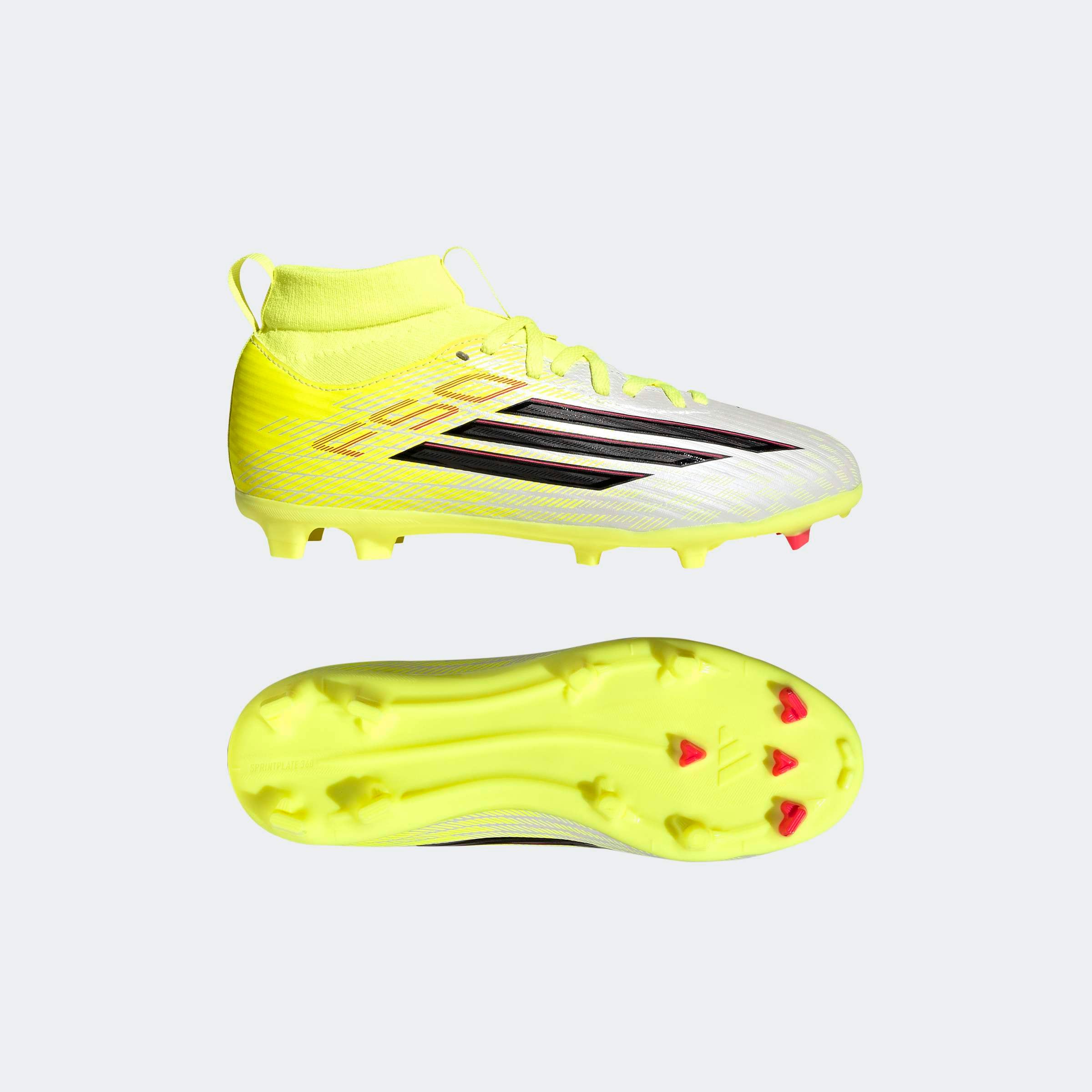 adidas Performance Chaussure de football »F50 LEAGUE MID CUT FIRM GROUND / MULTI GROUND KIDS«  für viele verschiedene Böden geeignet, für Kinder & Jugendliche