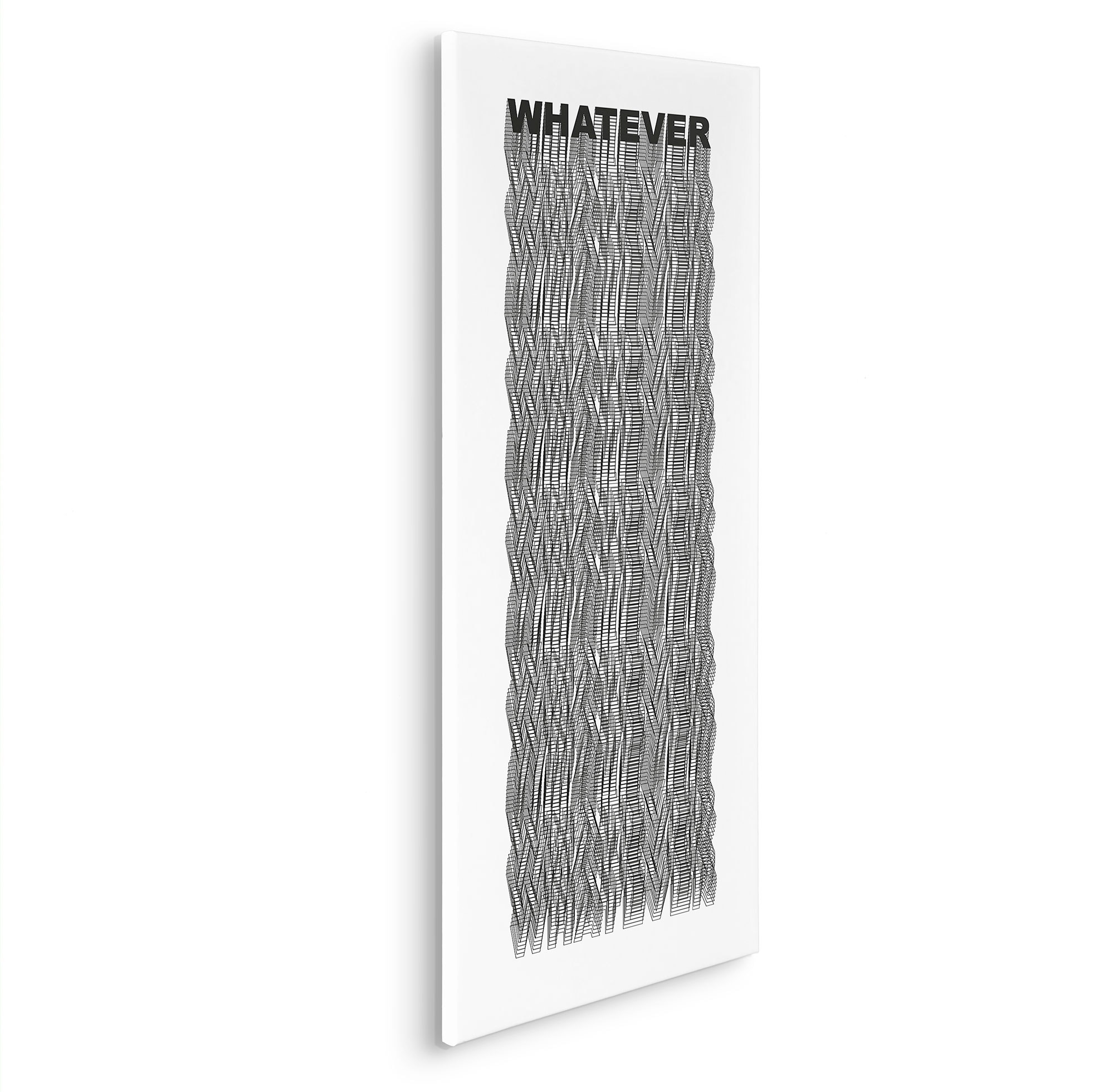 Komar Wandbild »Typo Whatever«, (1 St.), 40x90 cm (Breite x Höhe),  Keilrahmenbild jetzt kaufen | Kunstdrucke