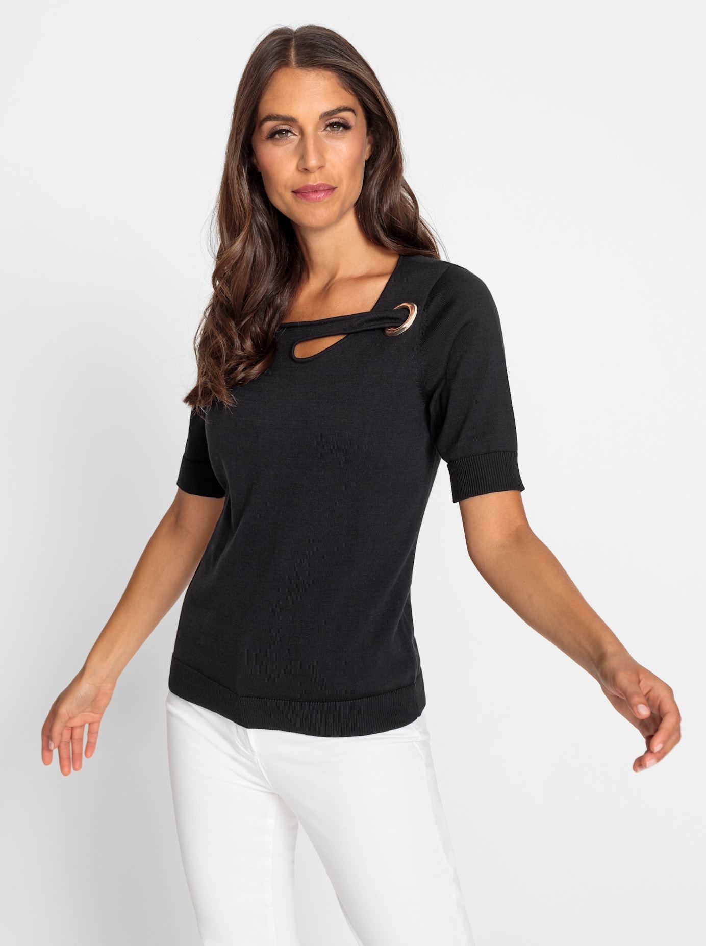 heine Kurzarmpullover »Pullover«