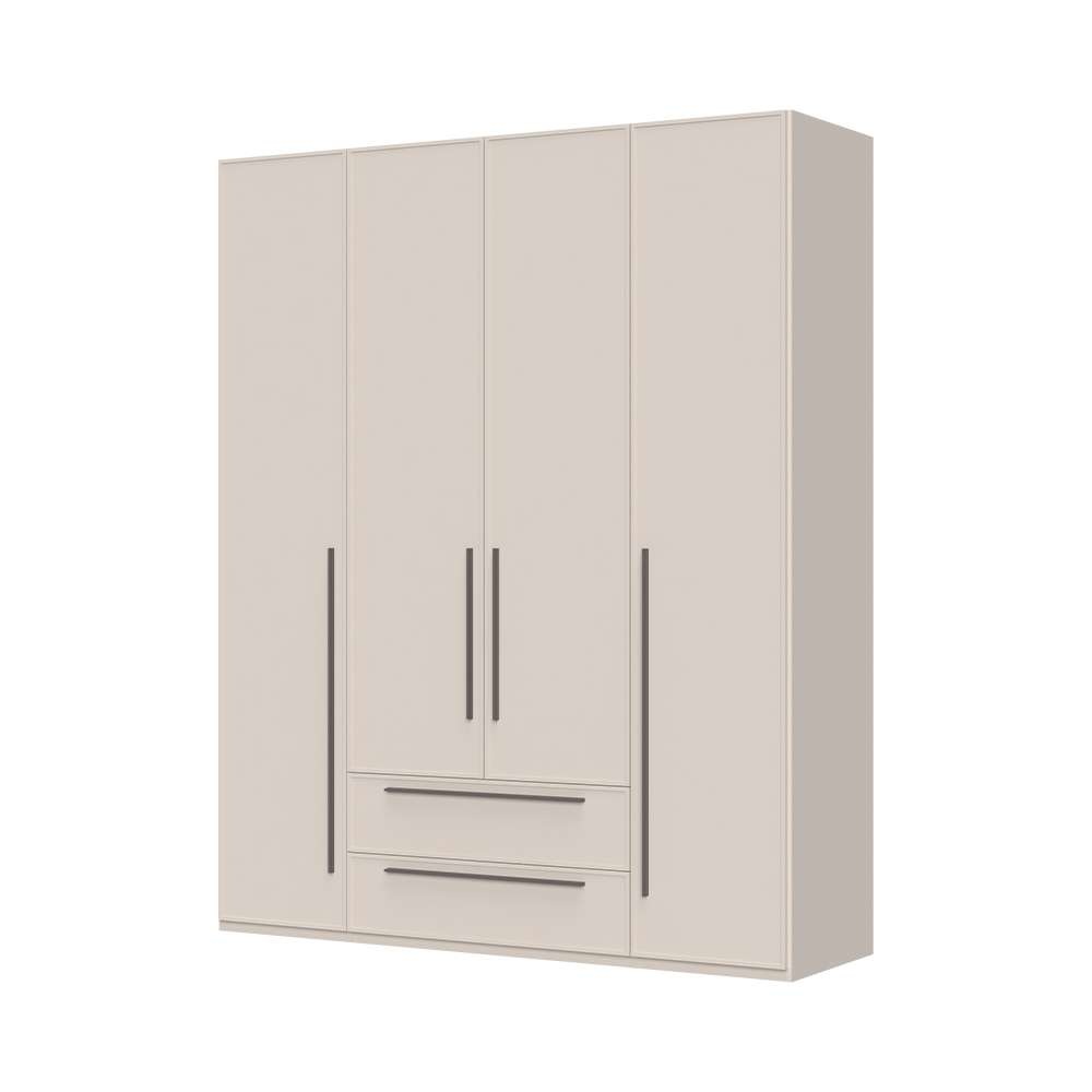 Image of GOODproduct Drehtürenschrank "Opera mit oder ohne Kranz inkl. LED-Bel.,B92,137,182 oder 227 cm" UV lackiert, Soft Close Funktion, Höhenverstellbare Füsse