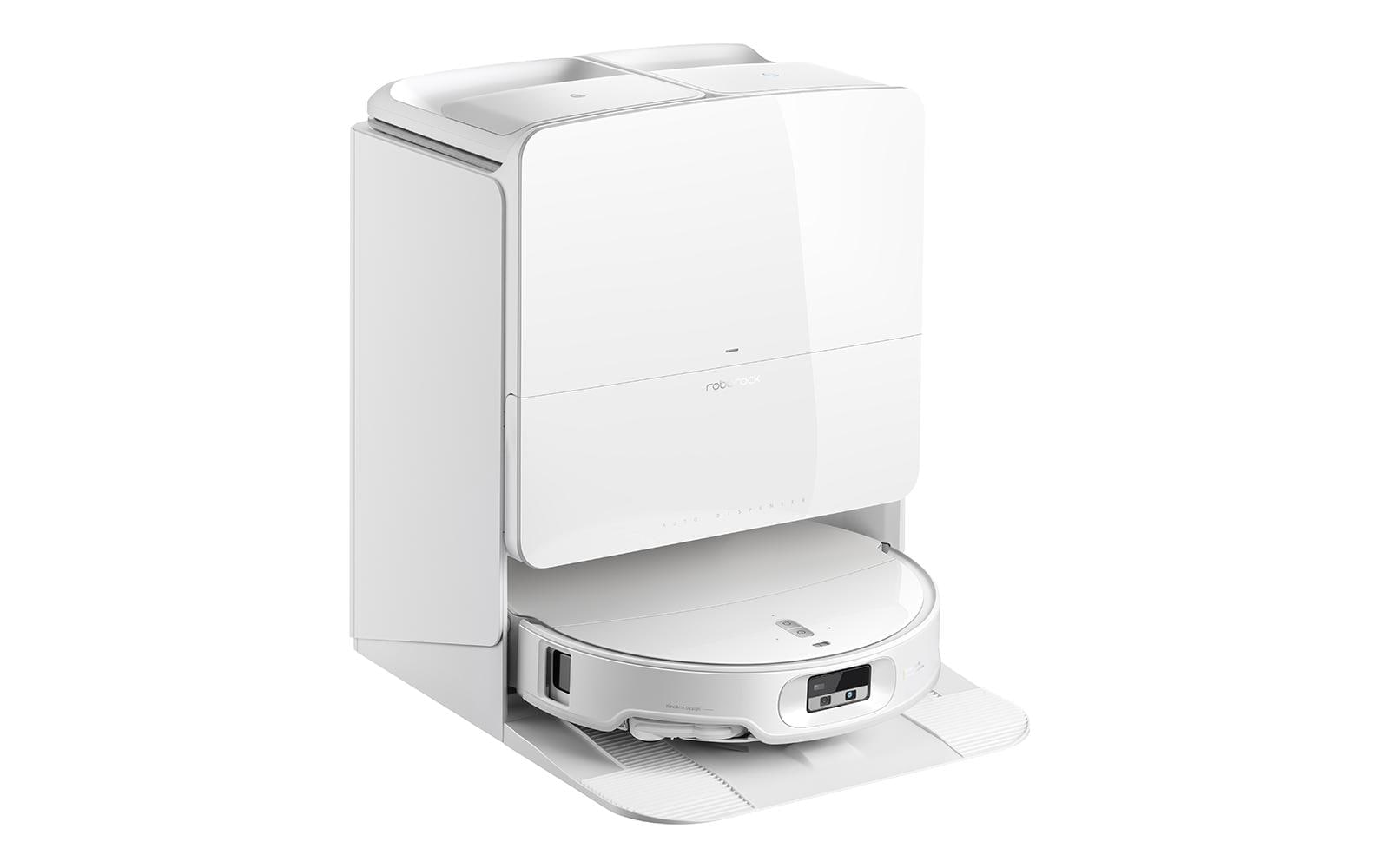 Roborock Robot d'aspiration eau et poussière »Qrevo Edge 2 Pro« 12 : robot aspirateur et laveur avec puissance d'aspiration de 25 000 Pa, navigation LiDAR