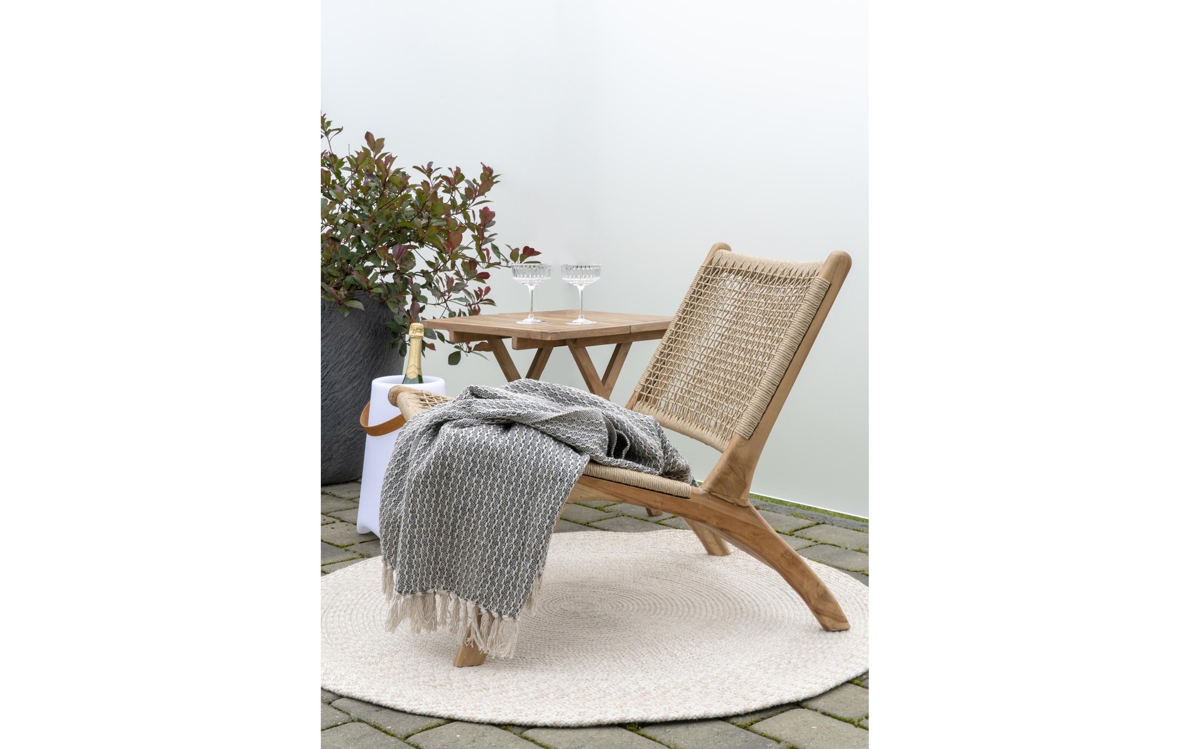 House Nordic Teppich »Nordic Teppich Menorca Hellbeige«, rund