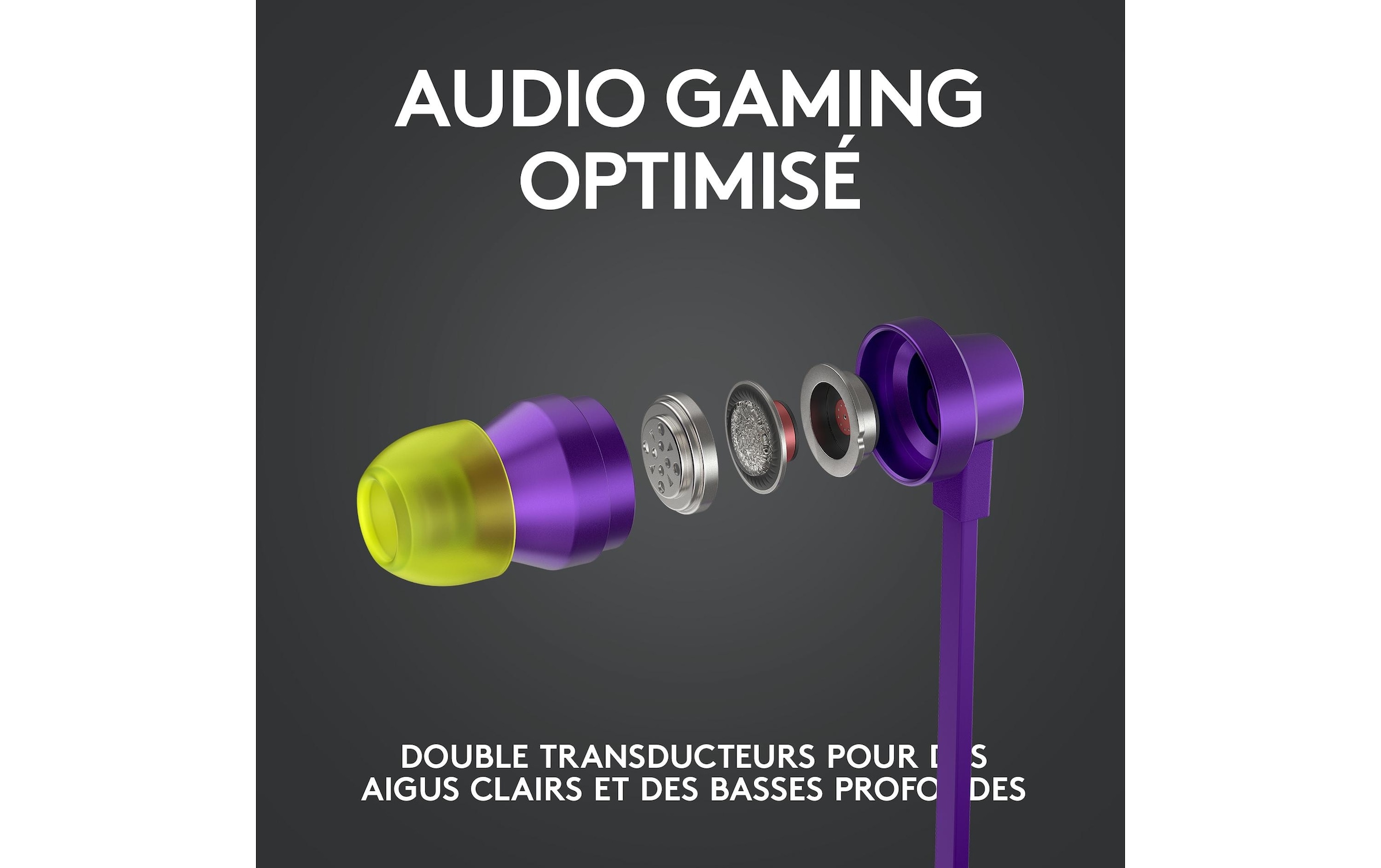 Logitech Headset »G333 Gaming Violet«