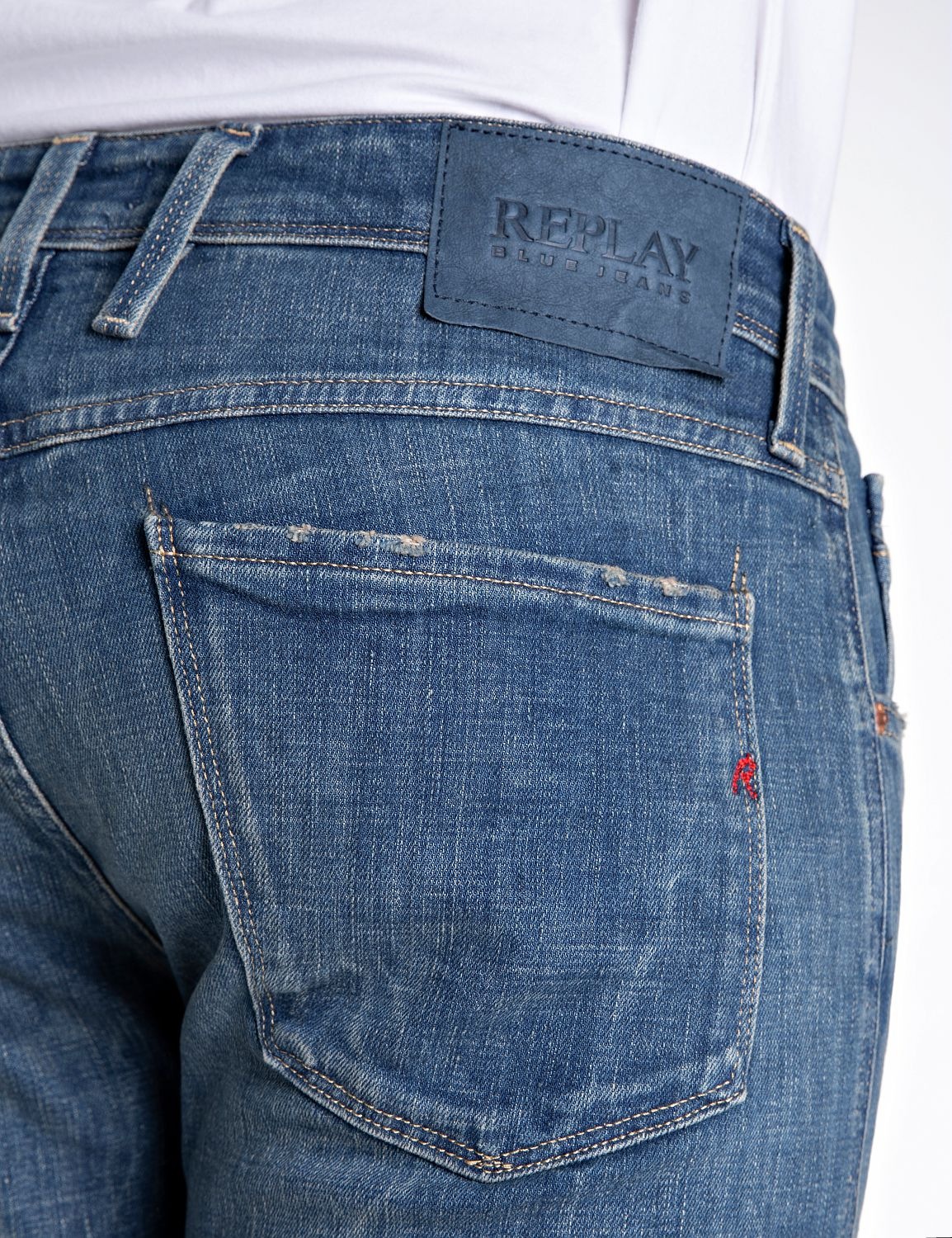 Replay Slim-fit-Jeans »ANBASS«, mit Washed-Optik
