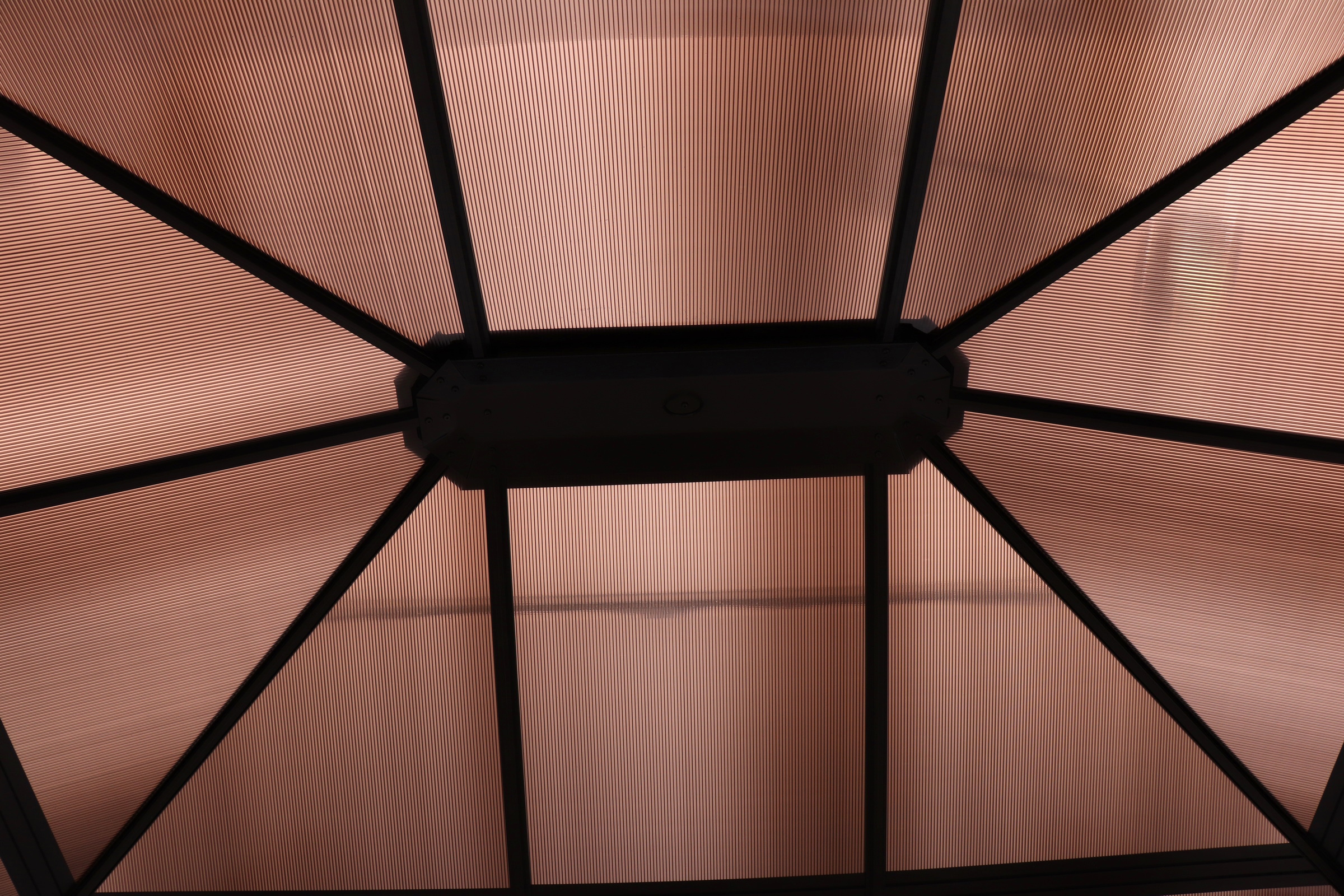 KONIFERA Pavillon »Aruba« BxT: 3x4m, robustes Aluminiumgestell mit PC-Dach