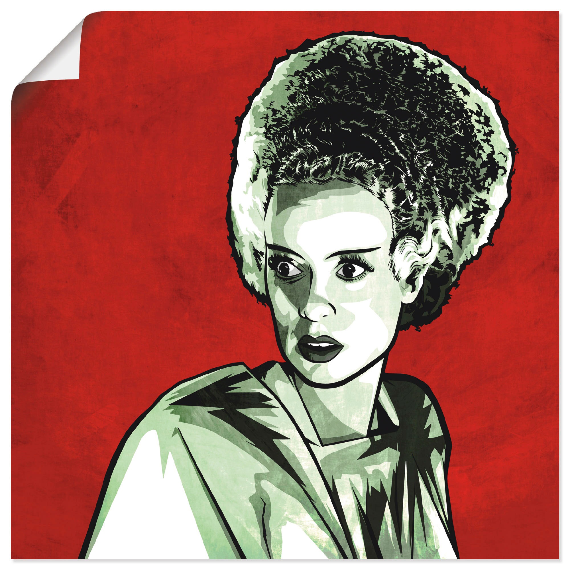 Image of Artland Wandbild »Braut«, Frau, (1 St.), in vielen Grössen & Produktarten - Alubild / Outdoorbild für den Aussenbereich, Leinwandbild, Poster, Wandaufkleber / Wandtattoo auch für Badezimmer geeignet bei Ackermann Versand Schweiz