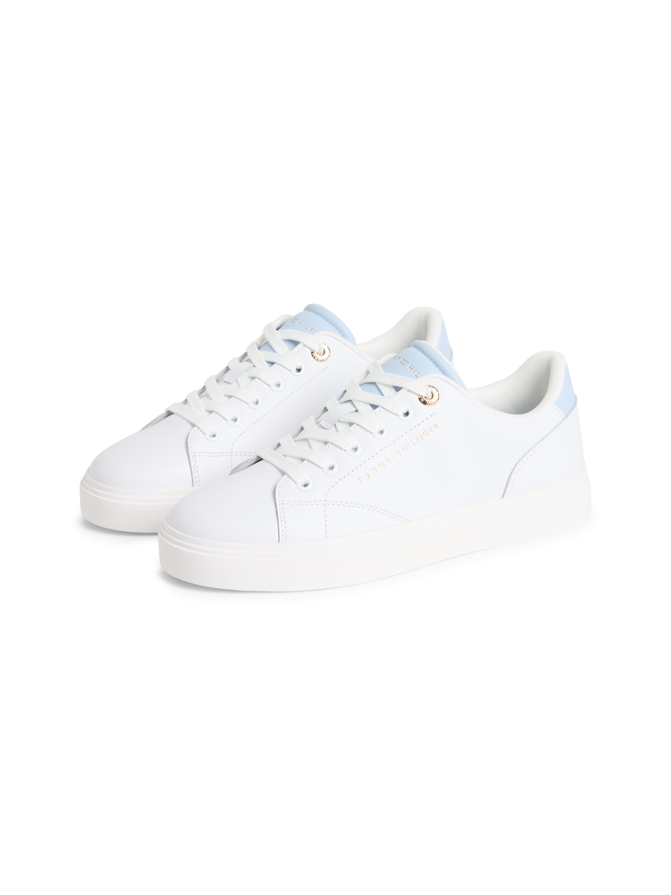 Tommy Hilfiger Baskets à plateforme »TH CHIC SNEAKER«  chaussure de loisirs, chaussure basse, chaussure à lacets avec coutures décoratives