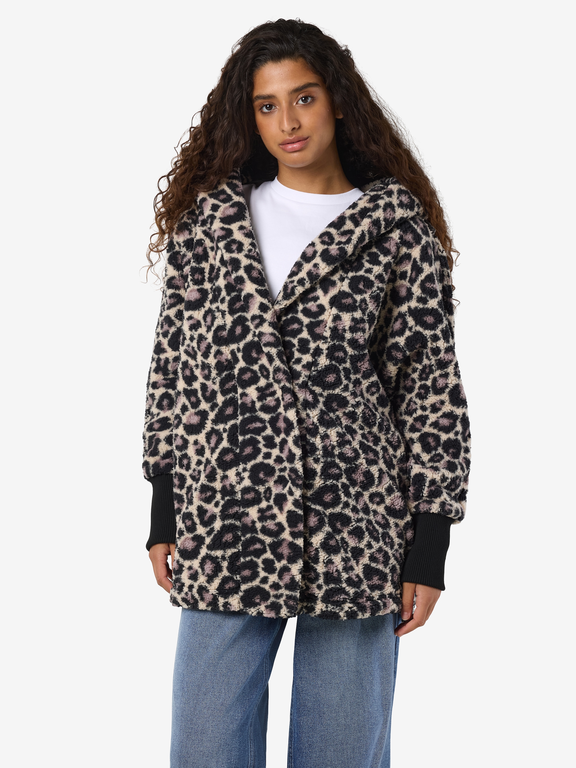 Noisy may »NMCUDDLE L/S COATIGAN AOP NOOS« fibre synthétique