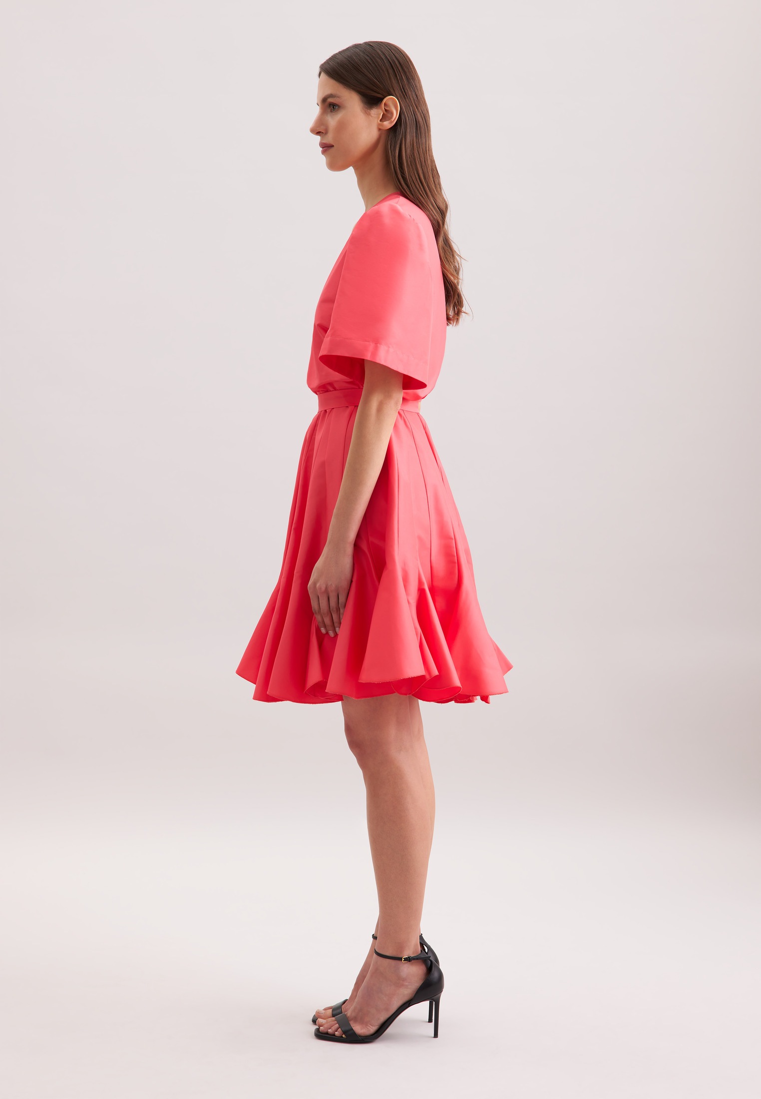 seidensticker Robe d'été »Schwarze Rose« V-Neck Uni