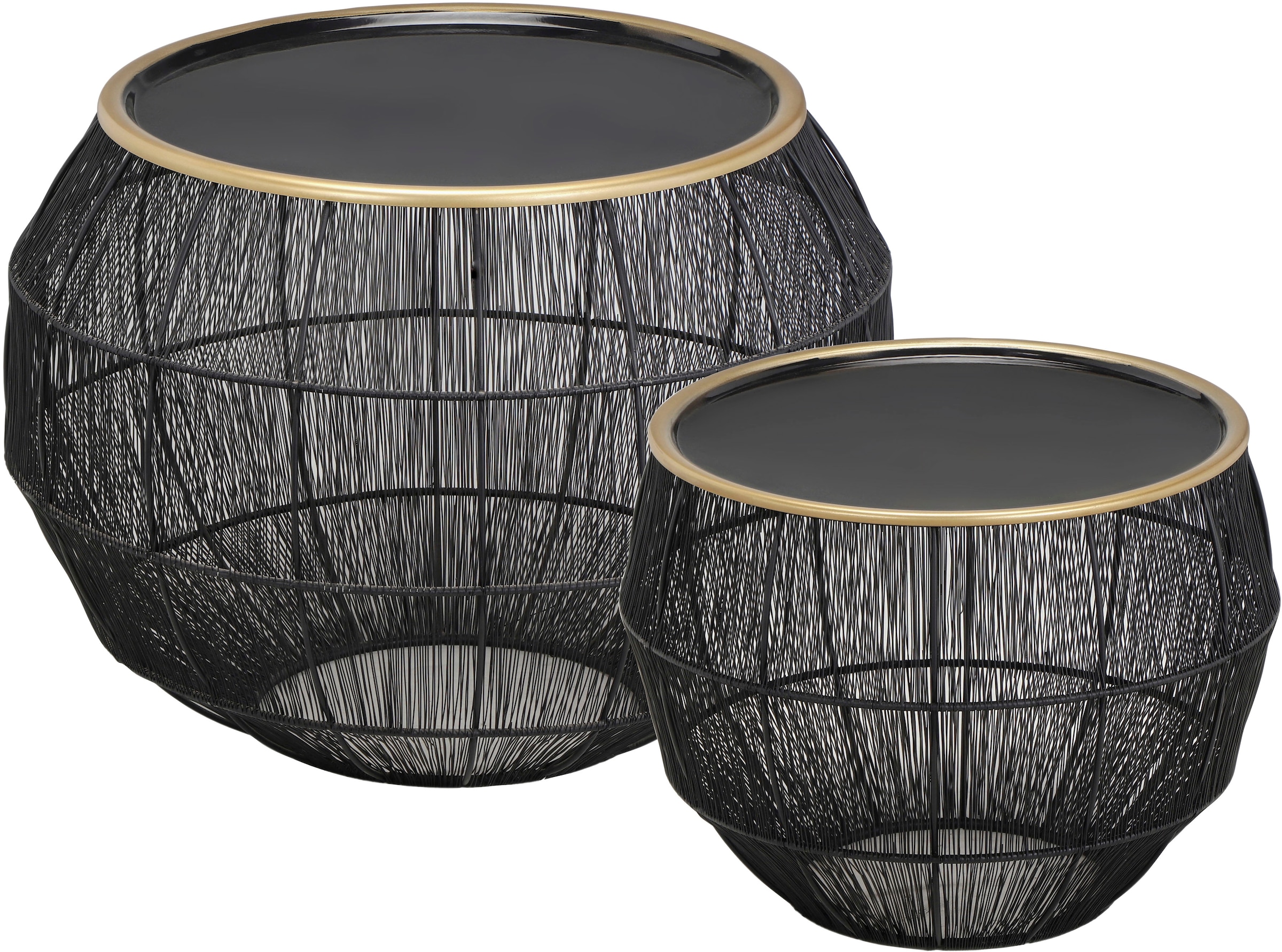 Image of MIRRORS AND MORE Beistelltisch "Mika" Set, 2 Stk. tlg.
