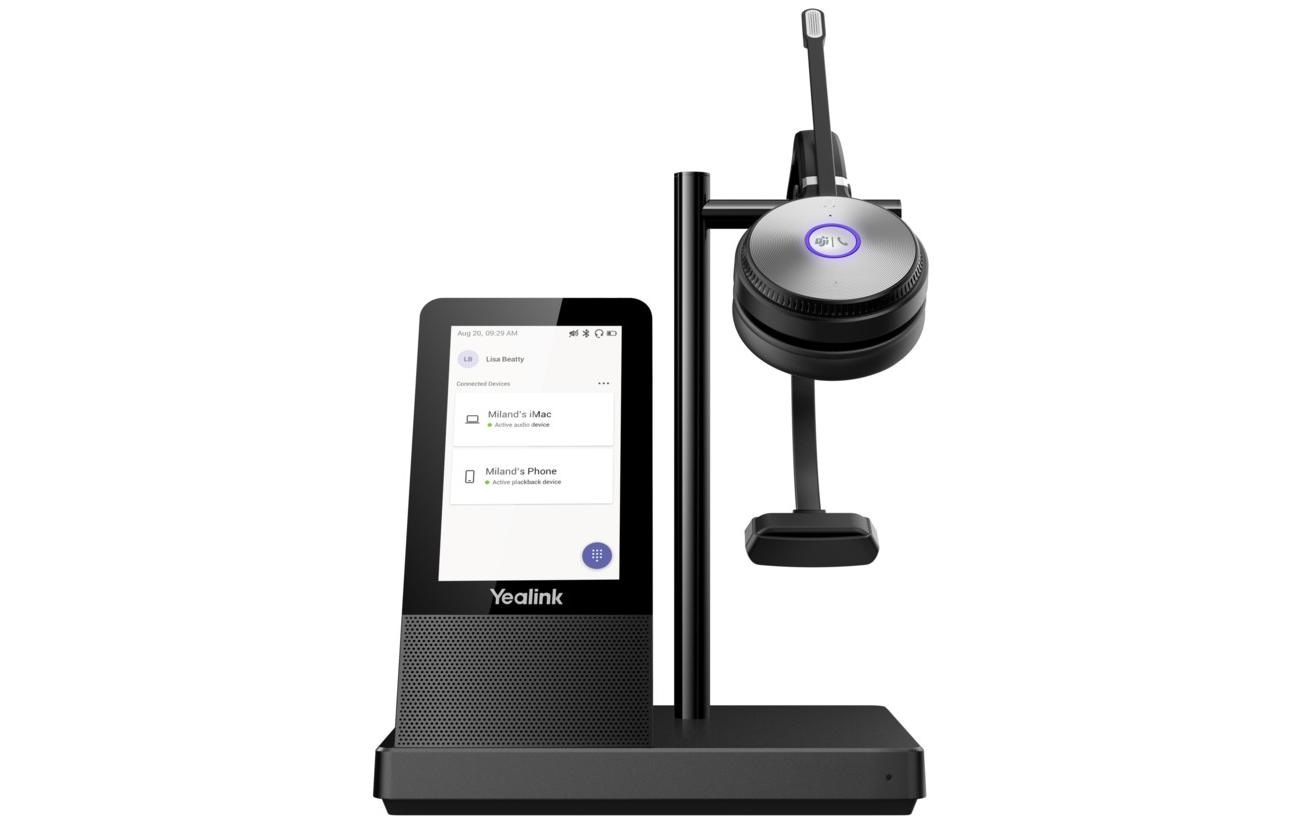 Headset »Yealink WH66 Mono UC DECT«, Adaptive Noise-Cancelling