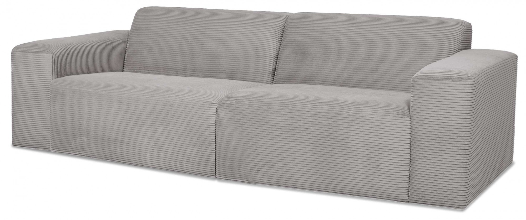 INOSIGN 3-Sitzer »Koa, 228 cm, Modulsofa in Webstoff, Cord«, Designsofa, weicher Lounge-Sitzkomfort, Welleunterfederung, bodentief