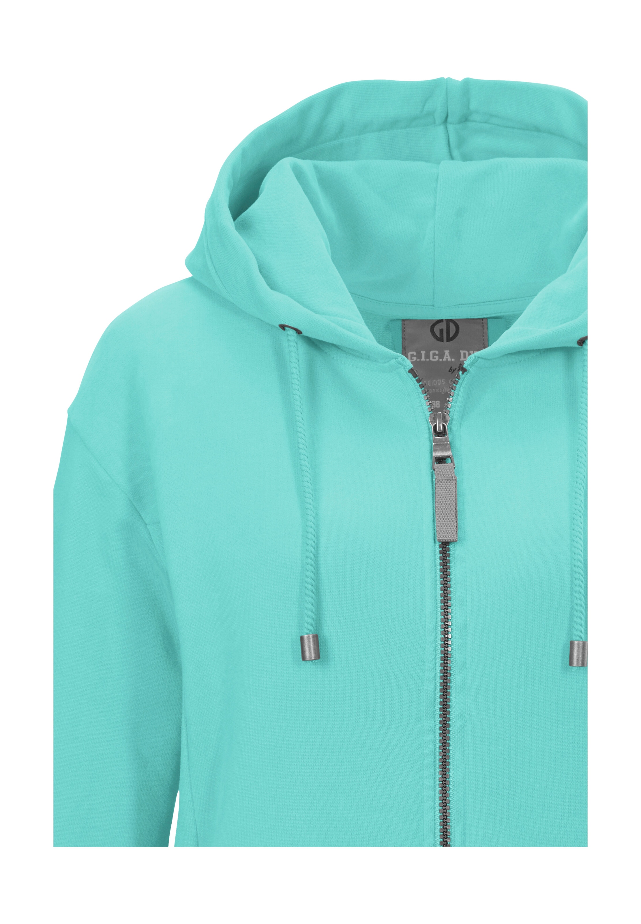 G.I.G.A. DX by killtec Veste sweat »GS 26 WMN SWT JCKT GOTS« GOTS Bio-Baumwolle, Carbon-Finish, Kapuze, elastische Bündchen