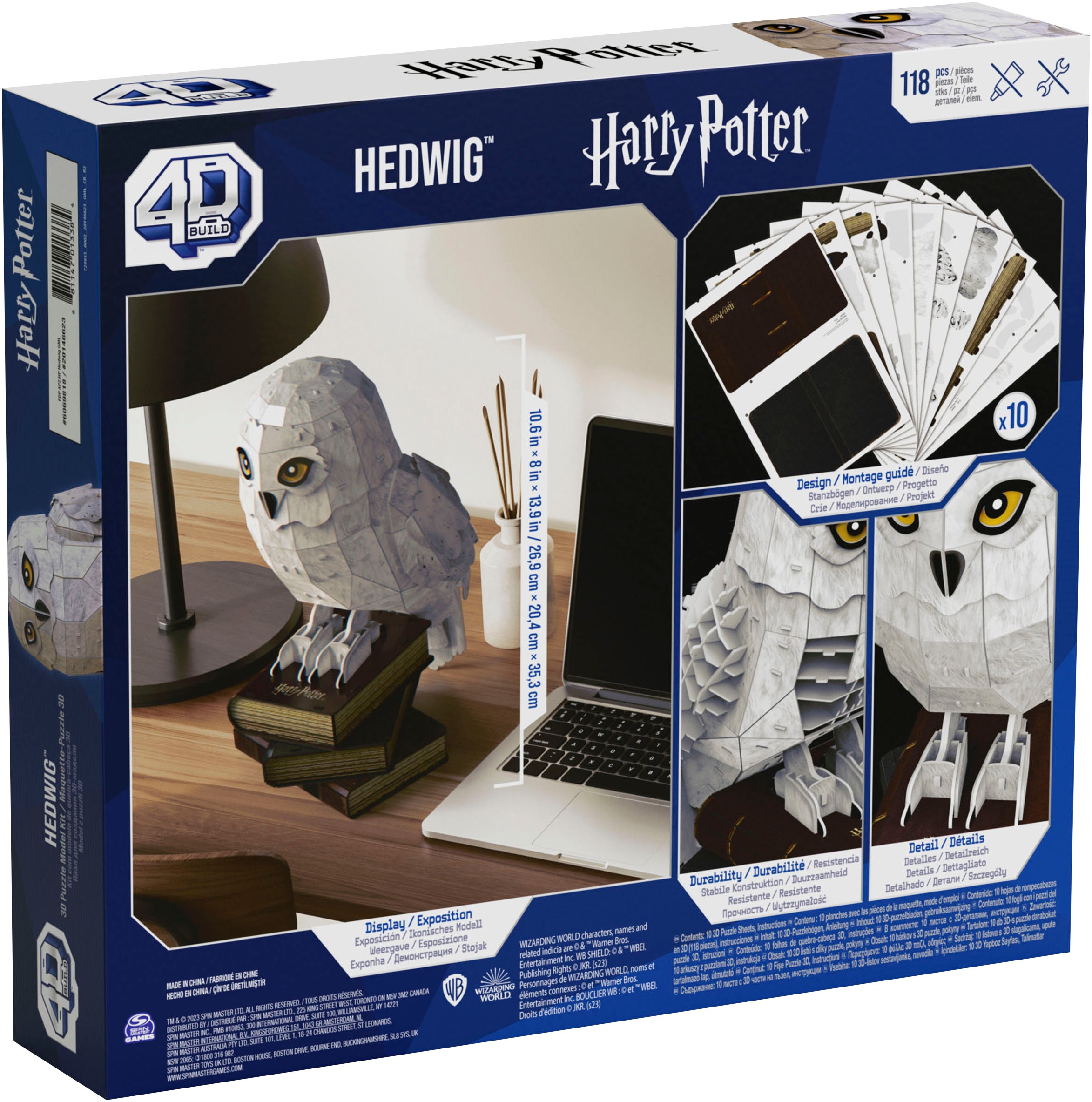 Spin Master Puzzle 3D »4D Build - Harry Potter - Hedwig Eule«