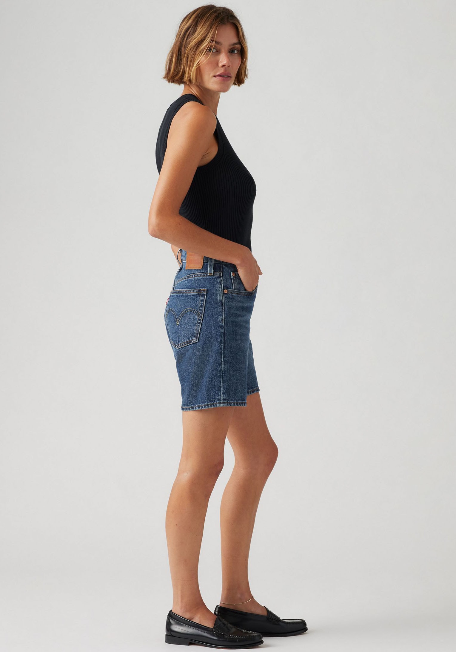 Levi's® Shorts »501MID THIGH SH«, Denim/Jeans in Baumwollqualität