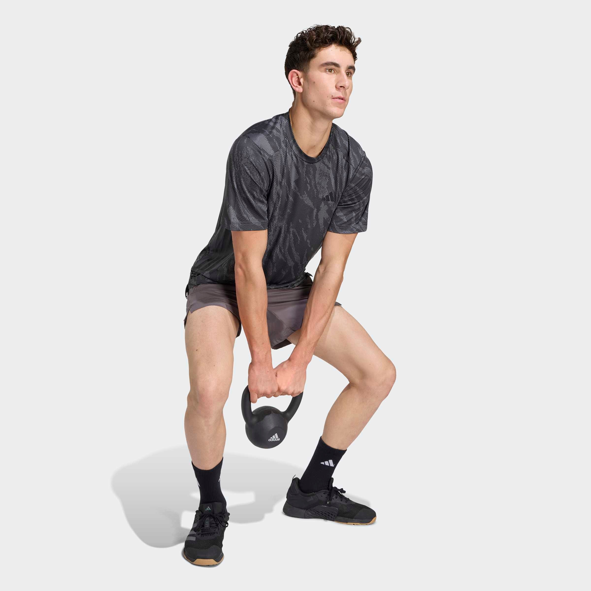 adidas Performance T-shirt »COOL INTENSITY WORKOUT« style sportif, col rond, sans fermeture