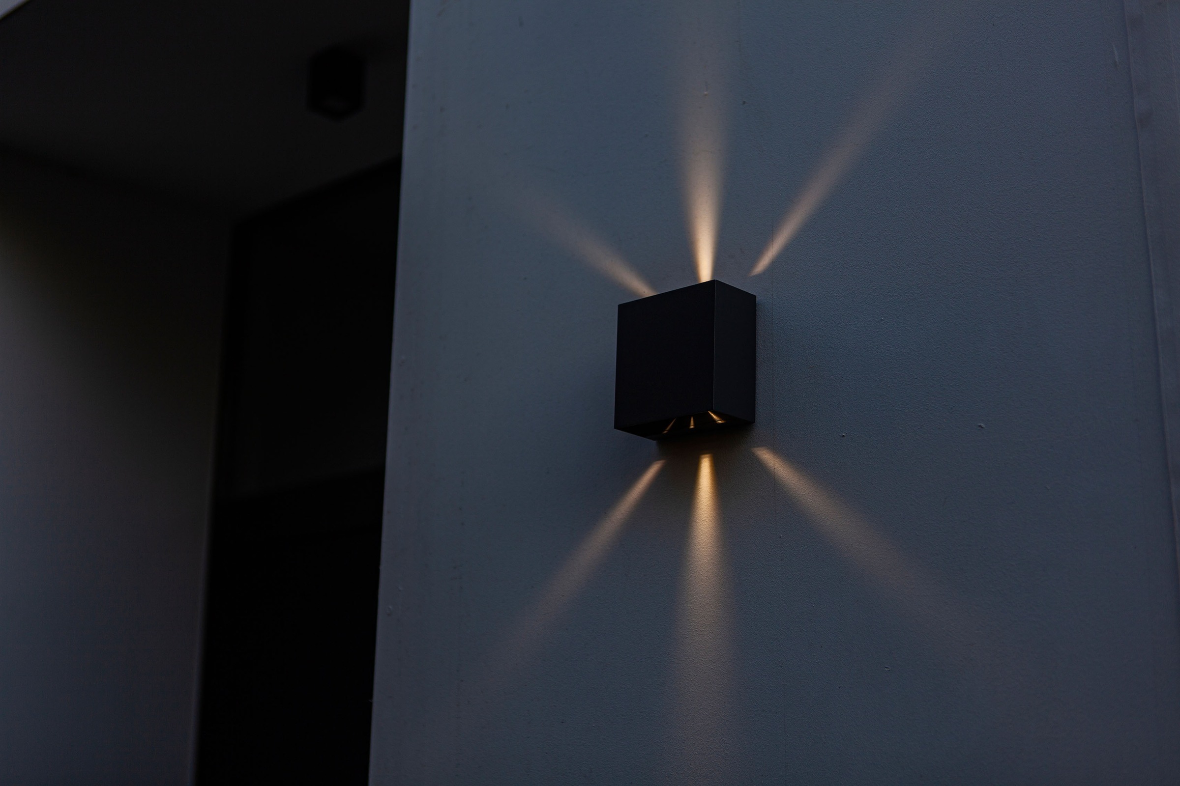 LUTEC LED Aussen-Wandleuchte »GEMINI«, Leuchtmittel LED-Modul | LED fest integriert