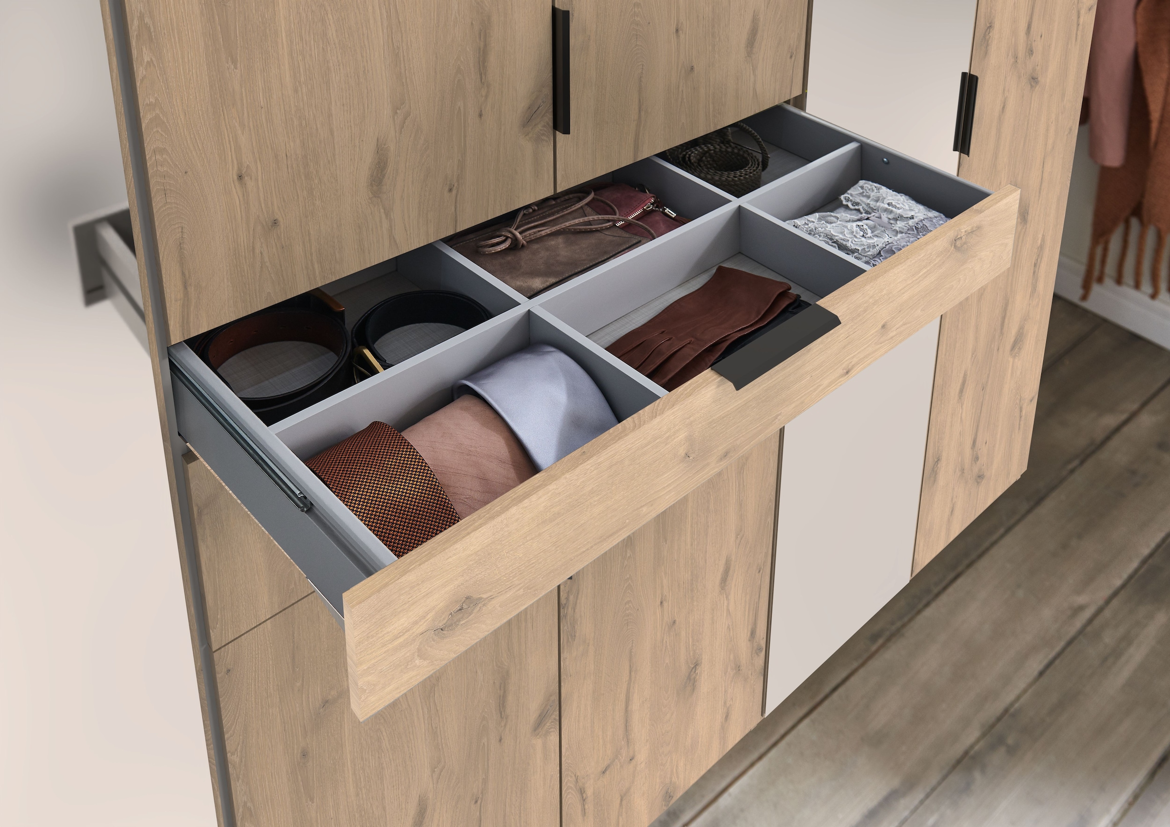 Wimex Drehtürenschrank »Moldau«, mit 2 Spiegeltüren und Accessoire Schublade, 225cm oder 270cm breit