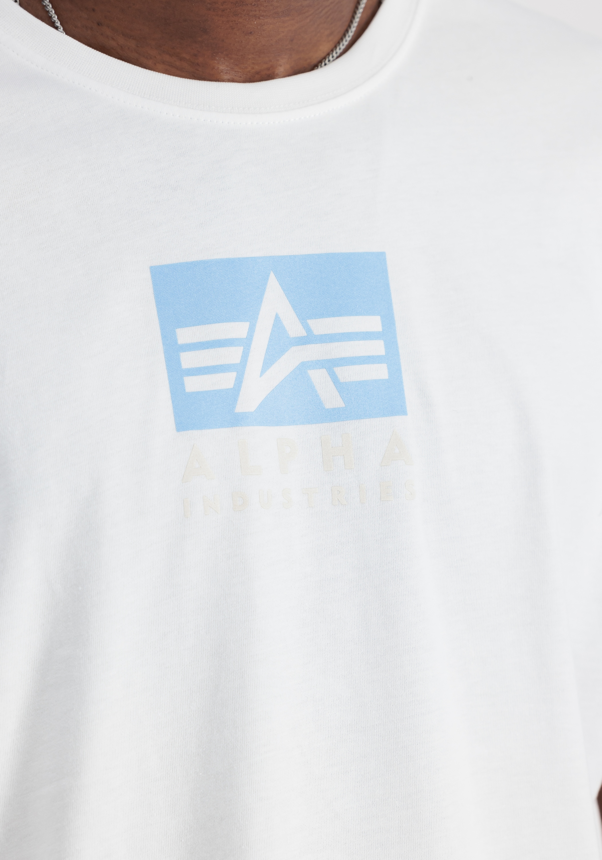 Alpha Industries T-Shirt »Alpha Industries Men - T-Shirts Satin Logo T-Shirt«