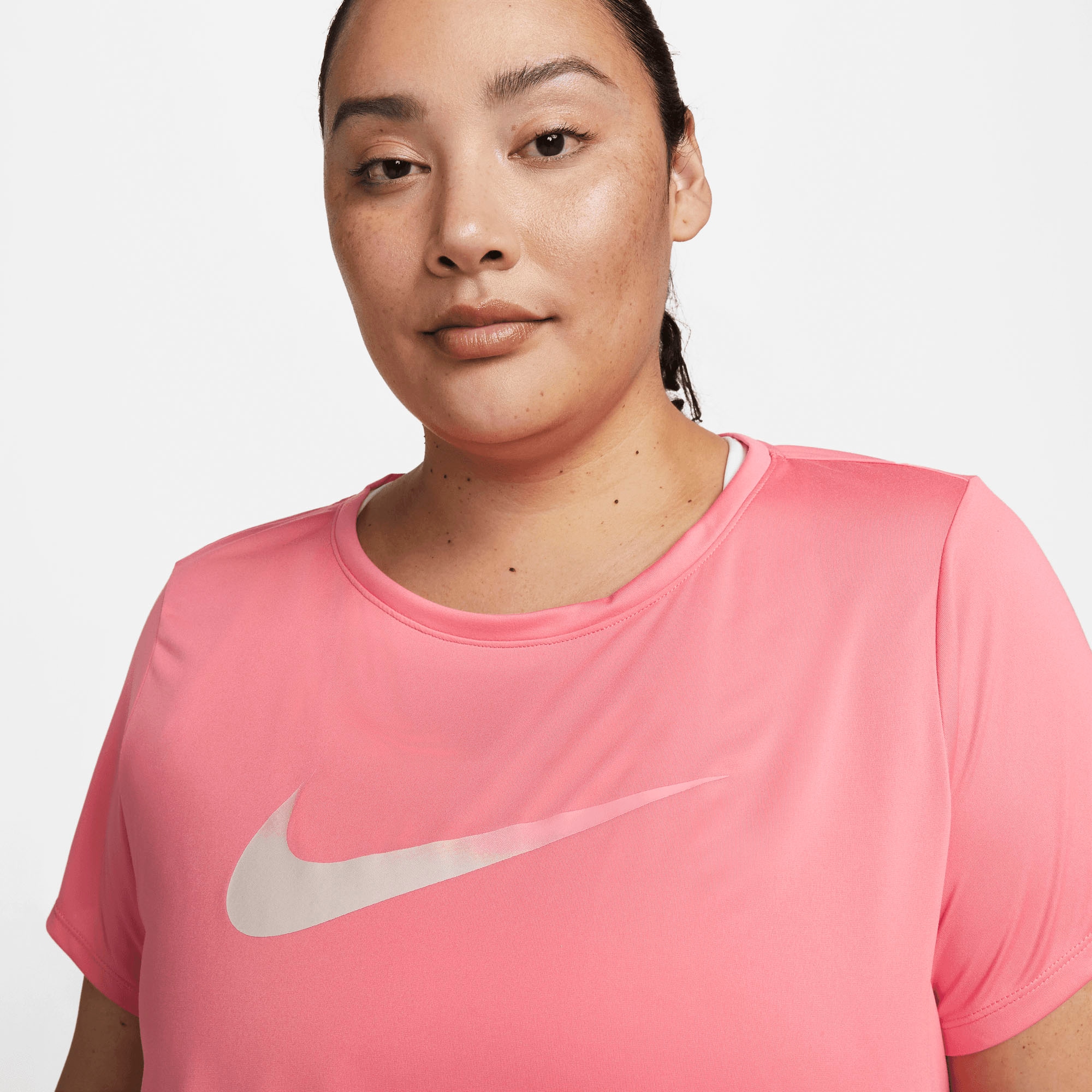 Nike Laufshirt »One Dri-FIT Swoosh Women's Short-Sleeved Top (Plus)«