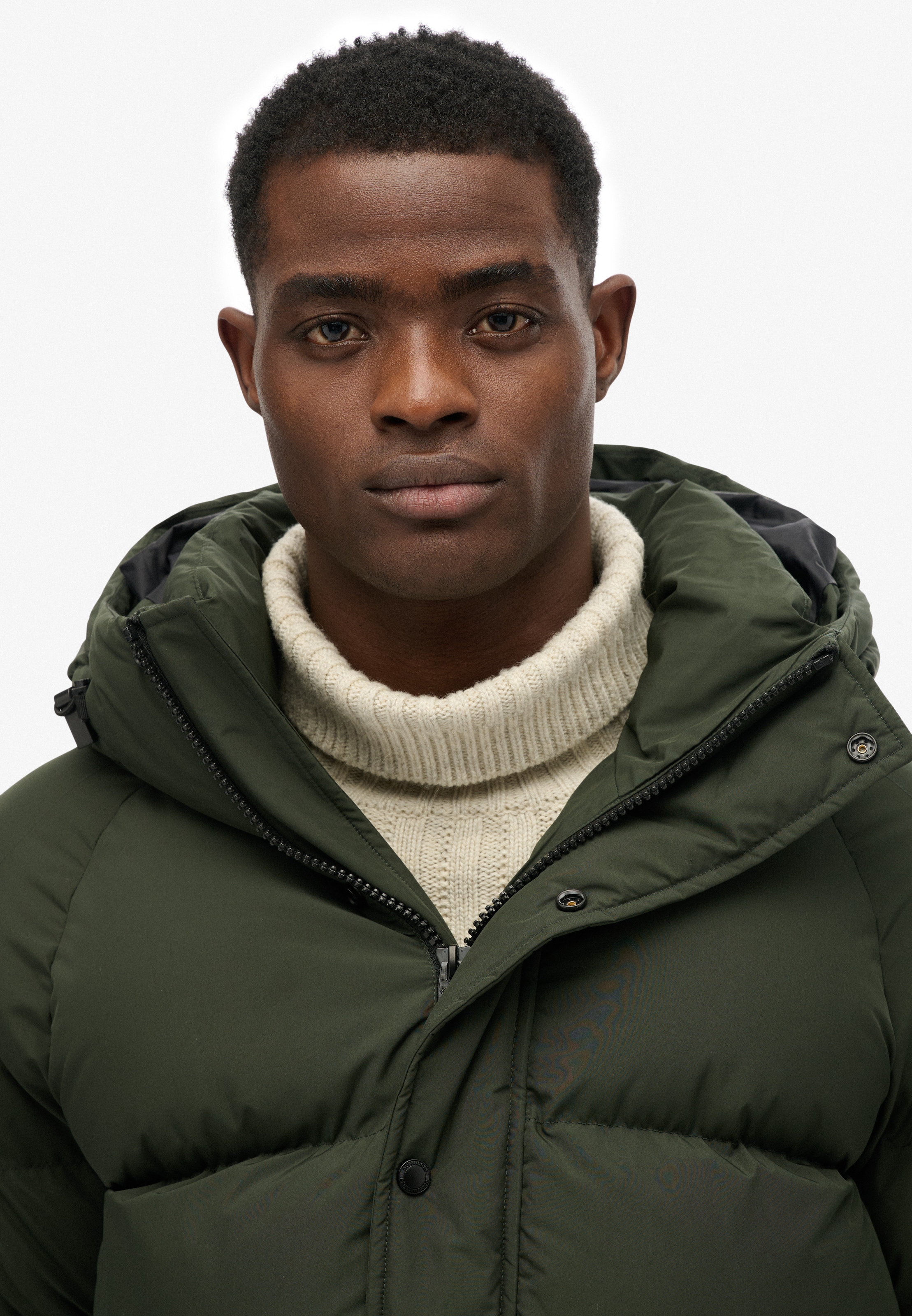 Superdry Steppjacke »XPD LONGLINE BAFFLE PARKA«, mit Kapuze