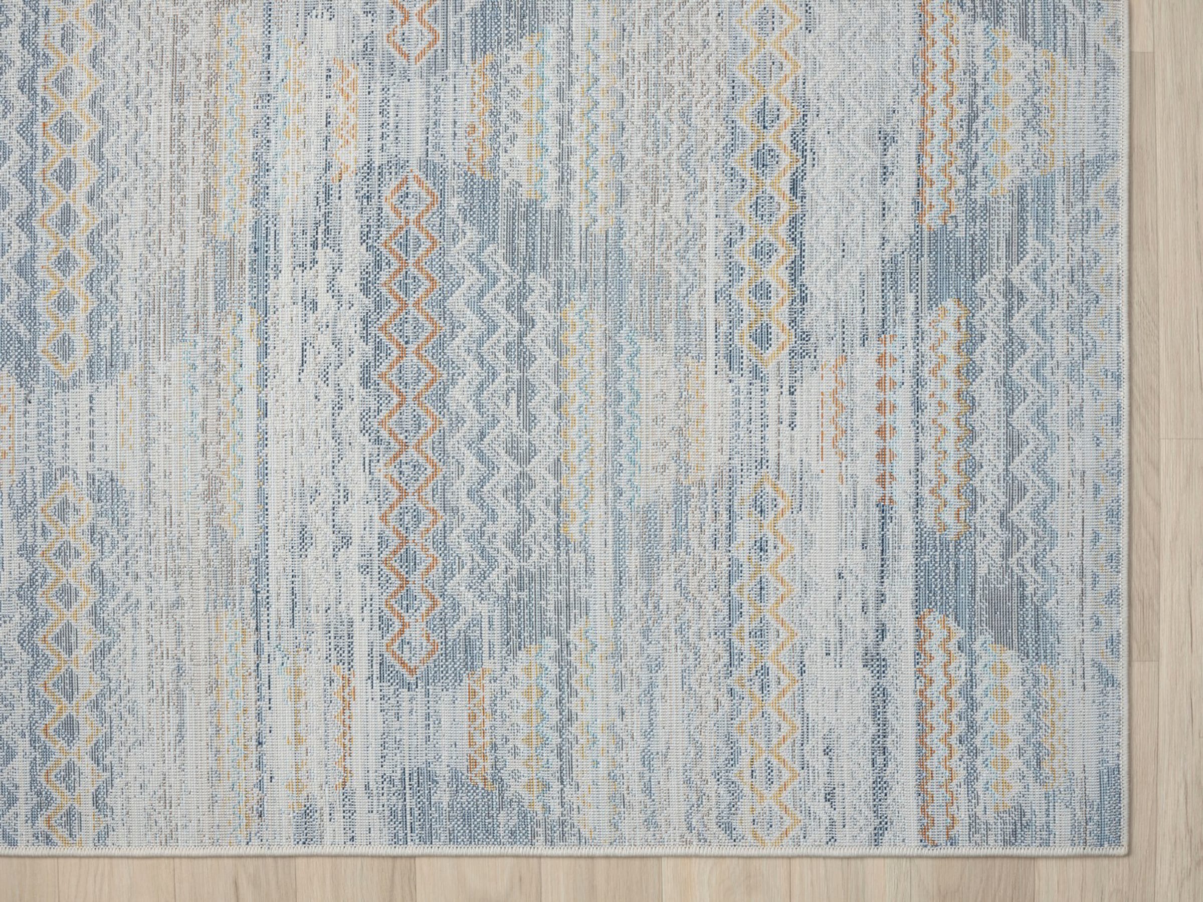 Myflair Möbel & Accessoires Tapis »Aurora 1« Rectangulaire 2 mm Höhe Flachgewebe, im modernem Used Look, superflach, weich durch Microfaser