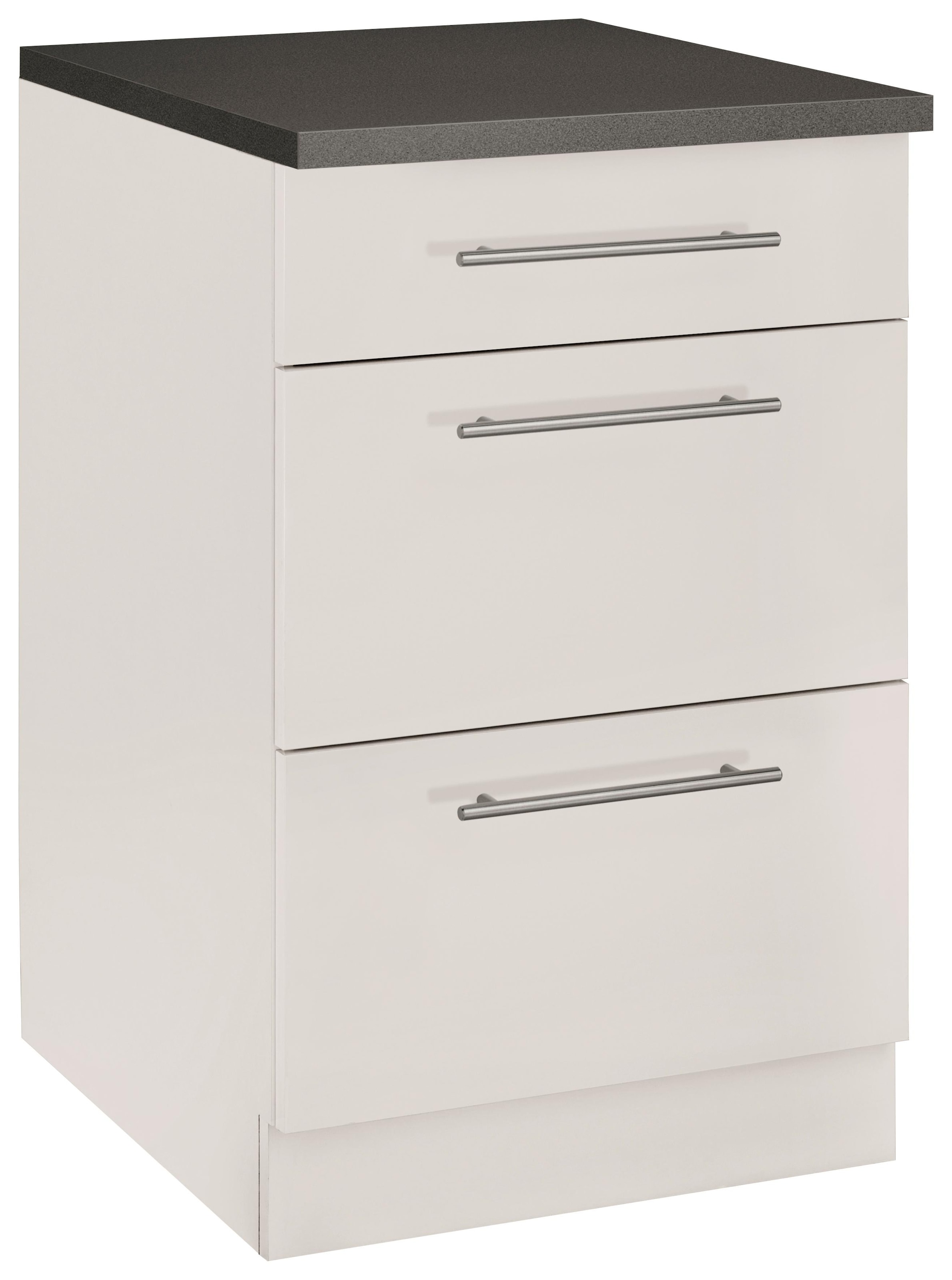 Image of wiho Küchen Unterschrank "Cali" 50 cm breit, mit 2 grossen Auszügen