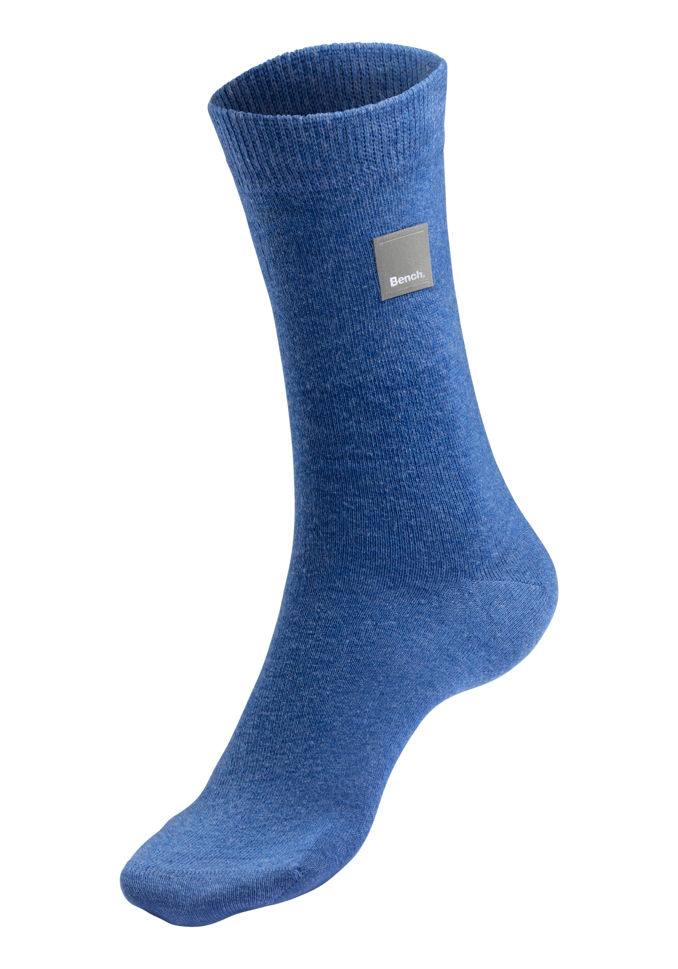 Bench. Basicsocken, (Packung, 4 Paar), mit Weblabel