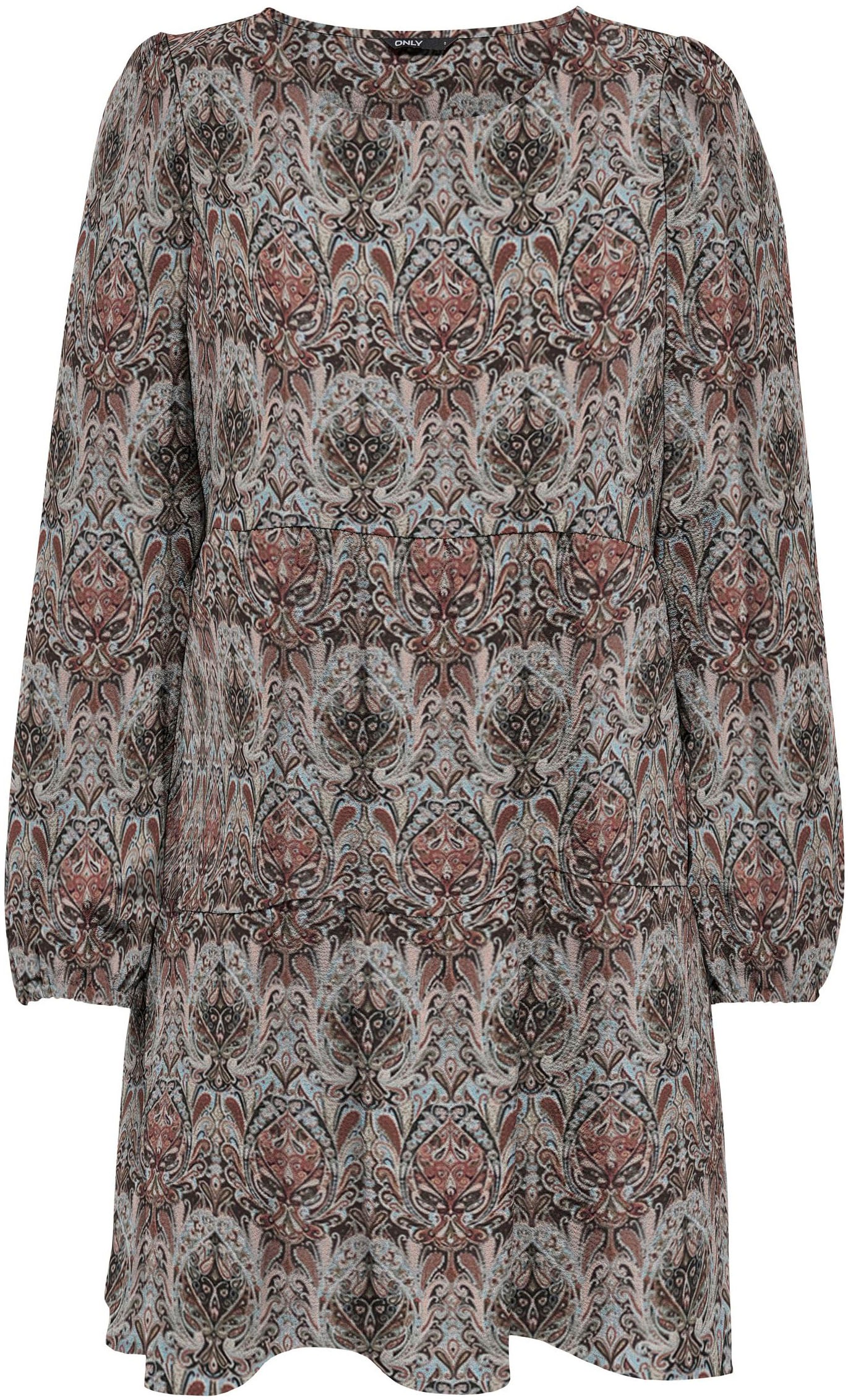 Image of Only Druckkleid »ONLNOVA LIFE L/S THEA O DRESS«, mit Volant bei Ackermann Versand Schweiz