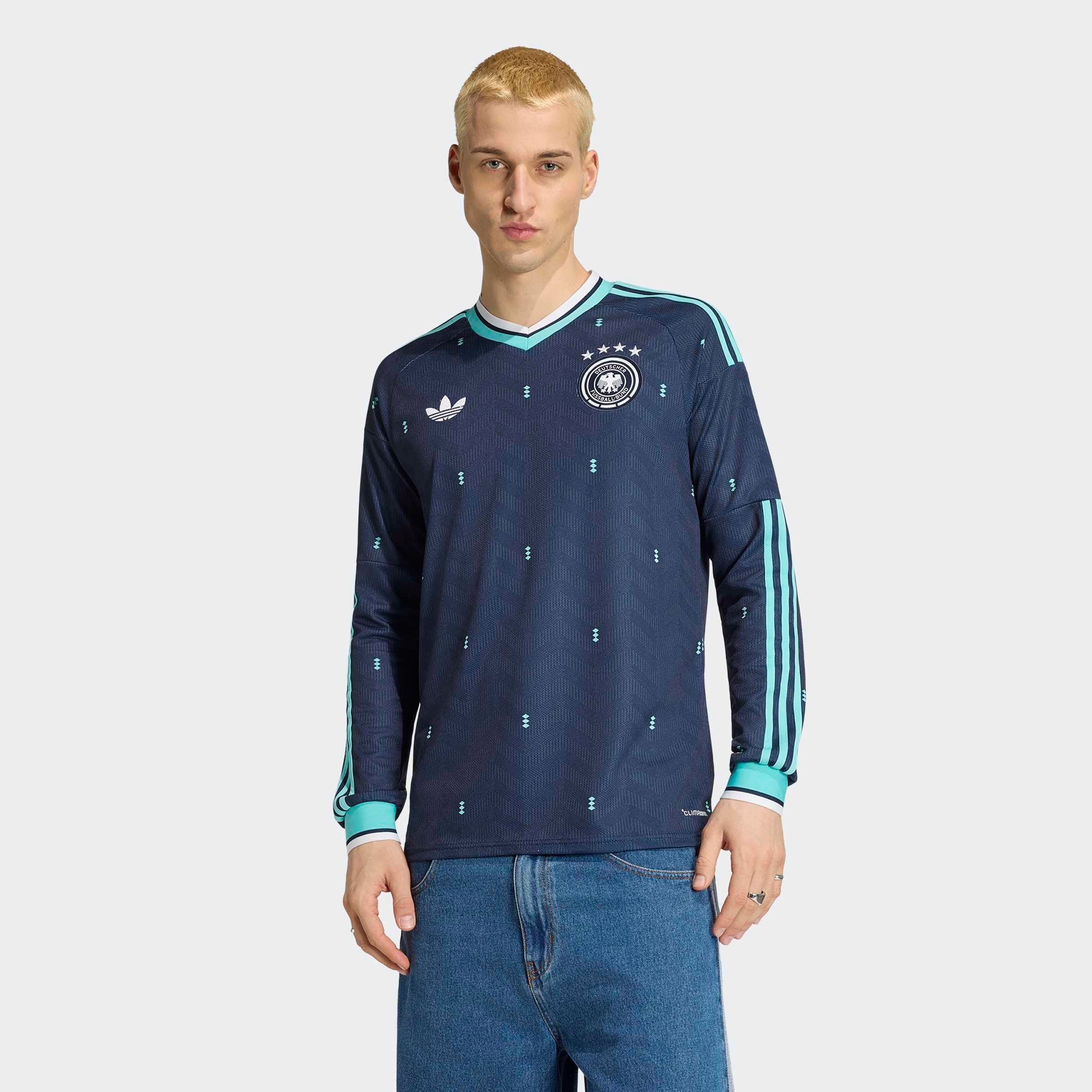 adidas Performance Maillot de foot »DFB A JSY L« avec encolure en V, technologie Climacool®, coupe ajustée