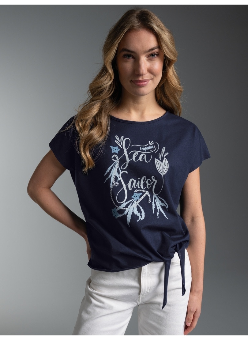 Image of Trigema T-Shirt "TRIGEMA T Shirt mit Maritimem Motiv" 1