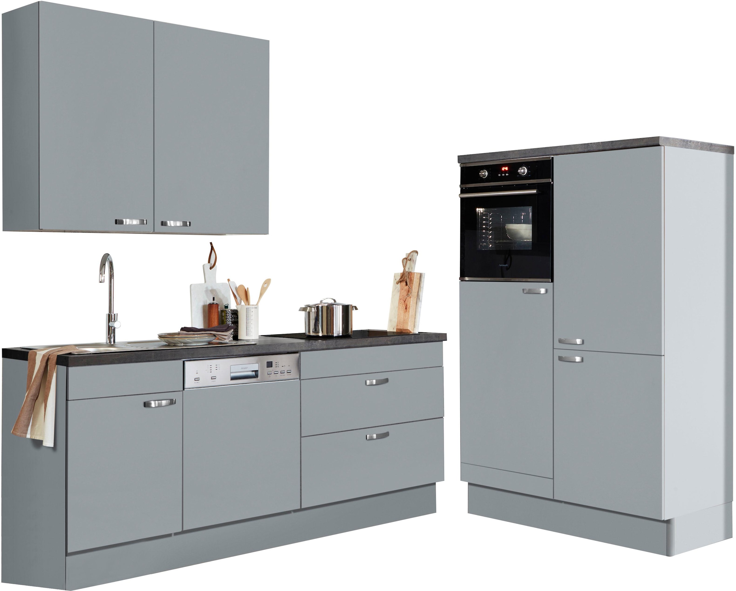 OPTIFIT Küchenzeile »Cara«, mit Vollauszügen und Soft-Close-Funktion, Breite  320 cm günstig kaufen