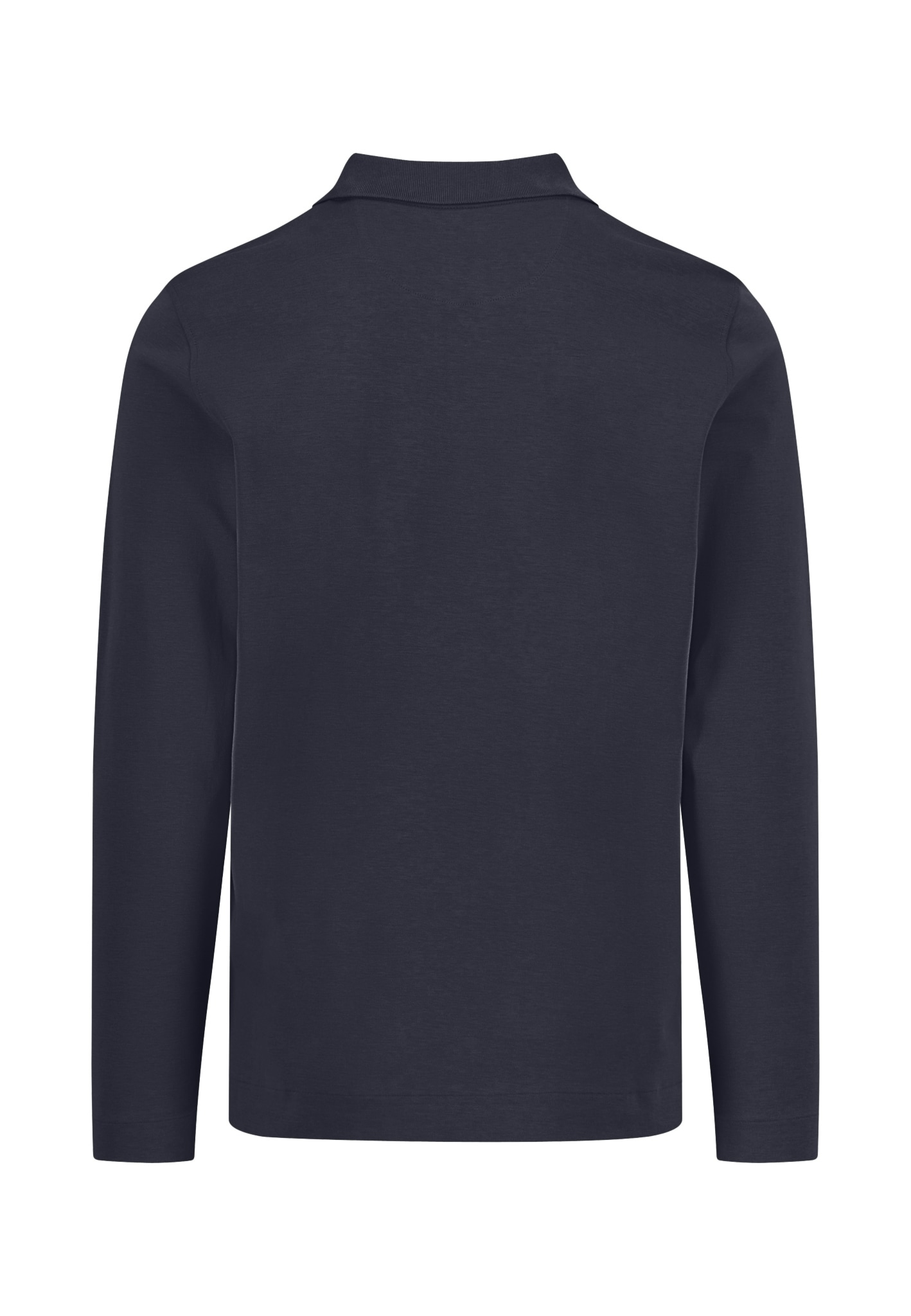 FYNCH-HATTON T-shirt à manches longues normale Passform, mit Zipper, mit Hemdkragen, hüftbedeckende Länge