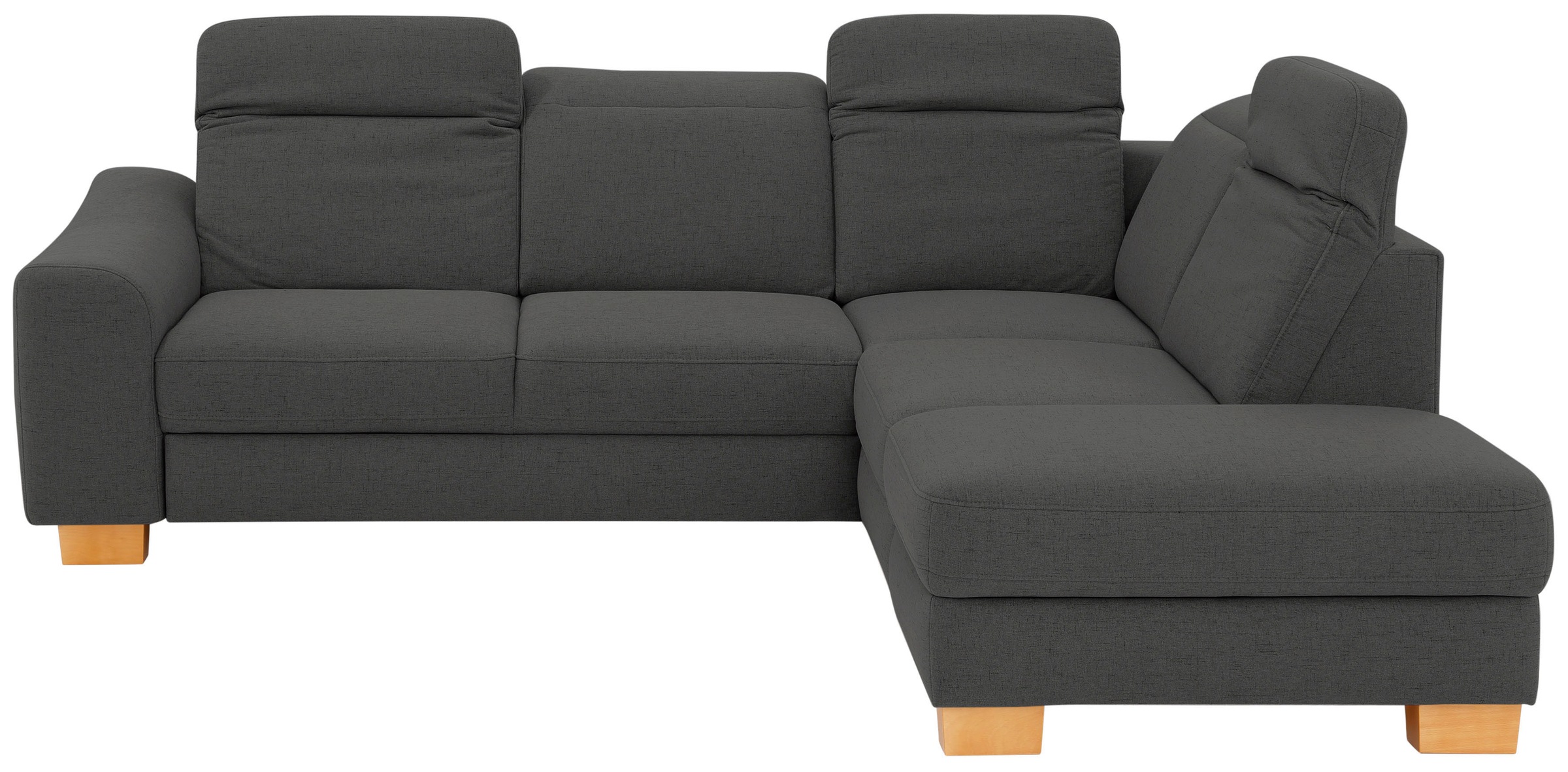 Home affaire Ecksofa »Dundee L-Form« wahlweise mit Kopfteilverstellung und zusätzlich mit Bettfunktion