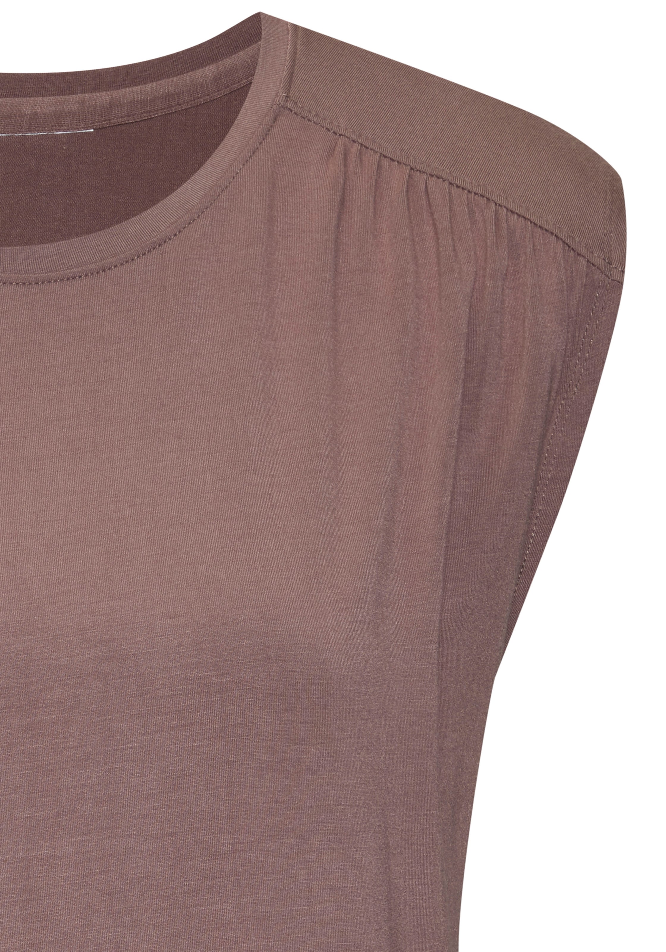 LASCANA Shirttop »mit Schulterraffung«, aus weichem Viskose-Stretch