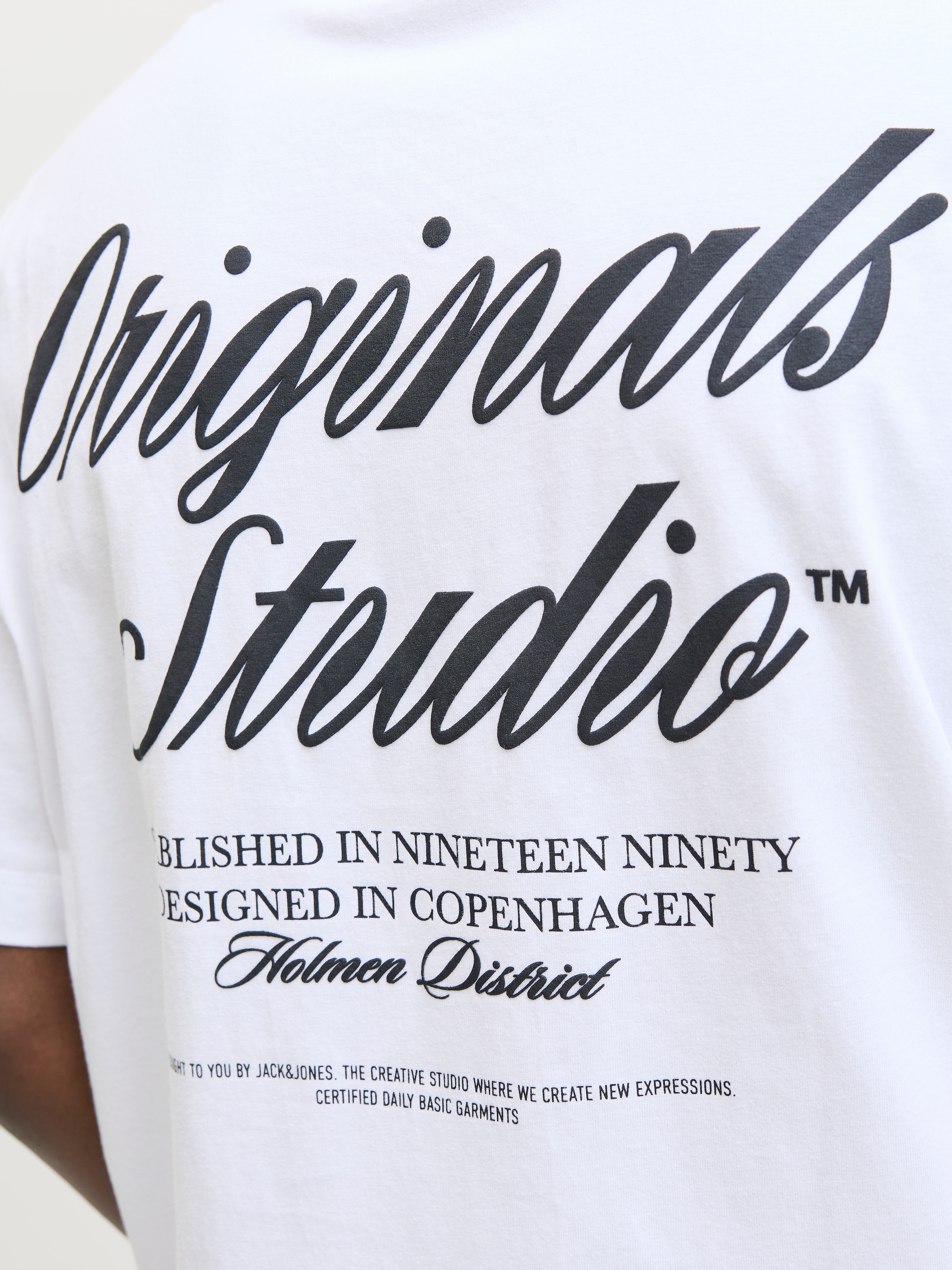 Jack & Jones Kurzarmshirt »JORNORREBRO TYPO TEE SS CREW NECK NOOS«