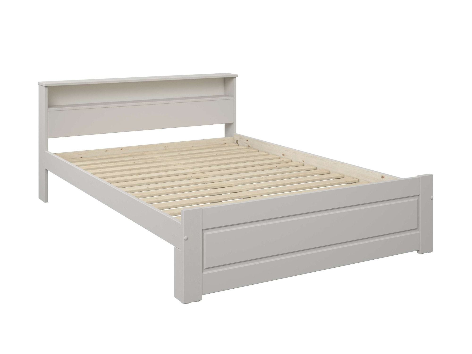 GOODproduct Lit en bois massif »FLAVION, TOPSELLER! Jugendbett, FSC® zertifizierte massive Kiefer« Breite: 90, 140, 180,  Qualitätsprodukt, Regal, Kassettenoptik, Schublade optional