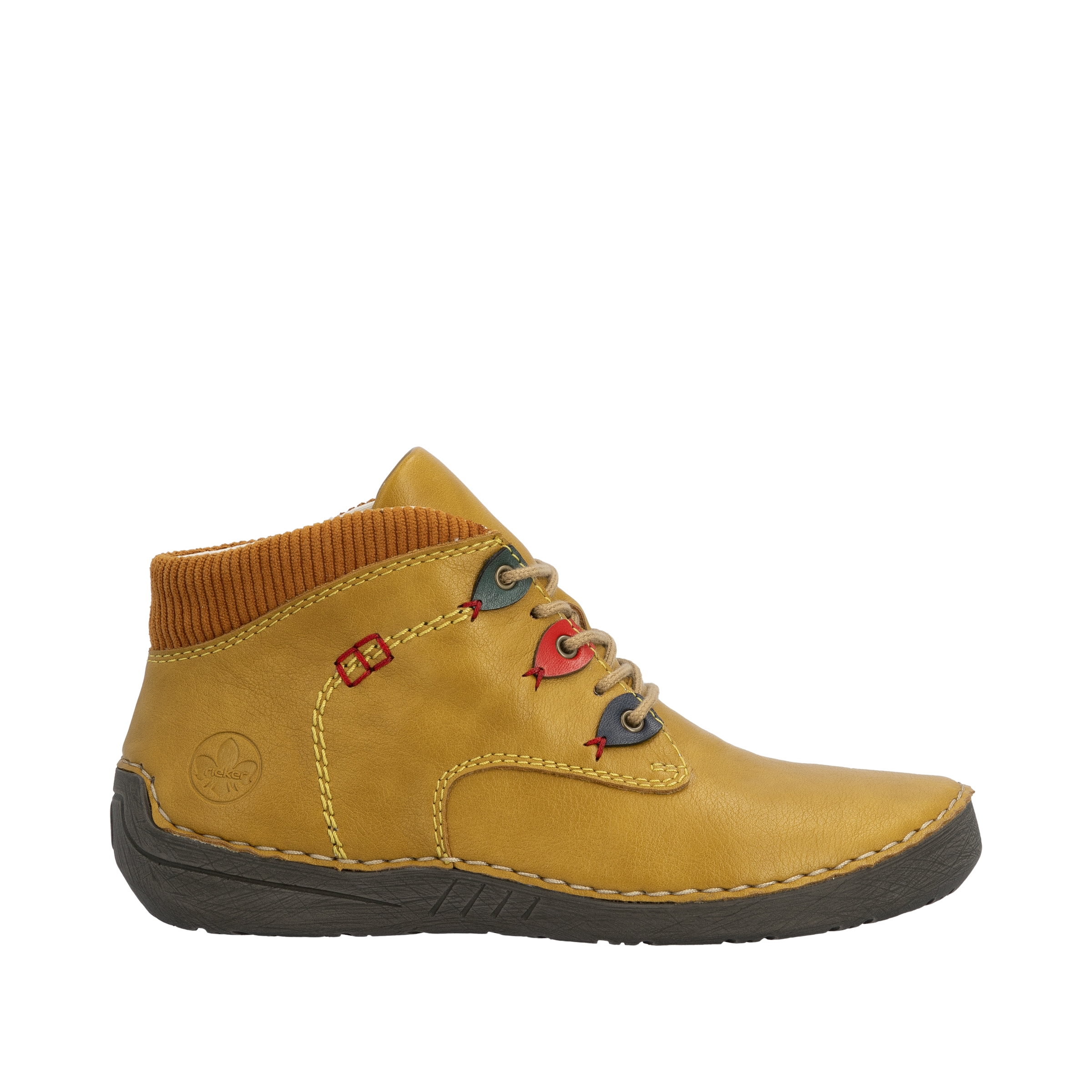 Rieker Bottines à lacets  Bottine, sneaker montante avec fermeture éclair intérieure