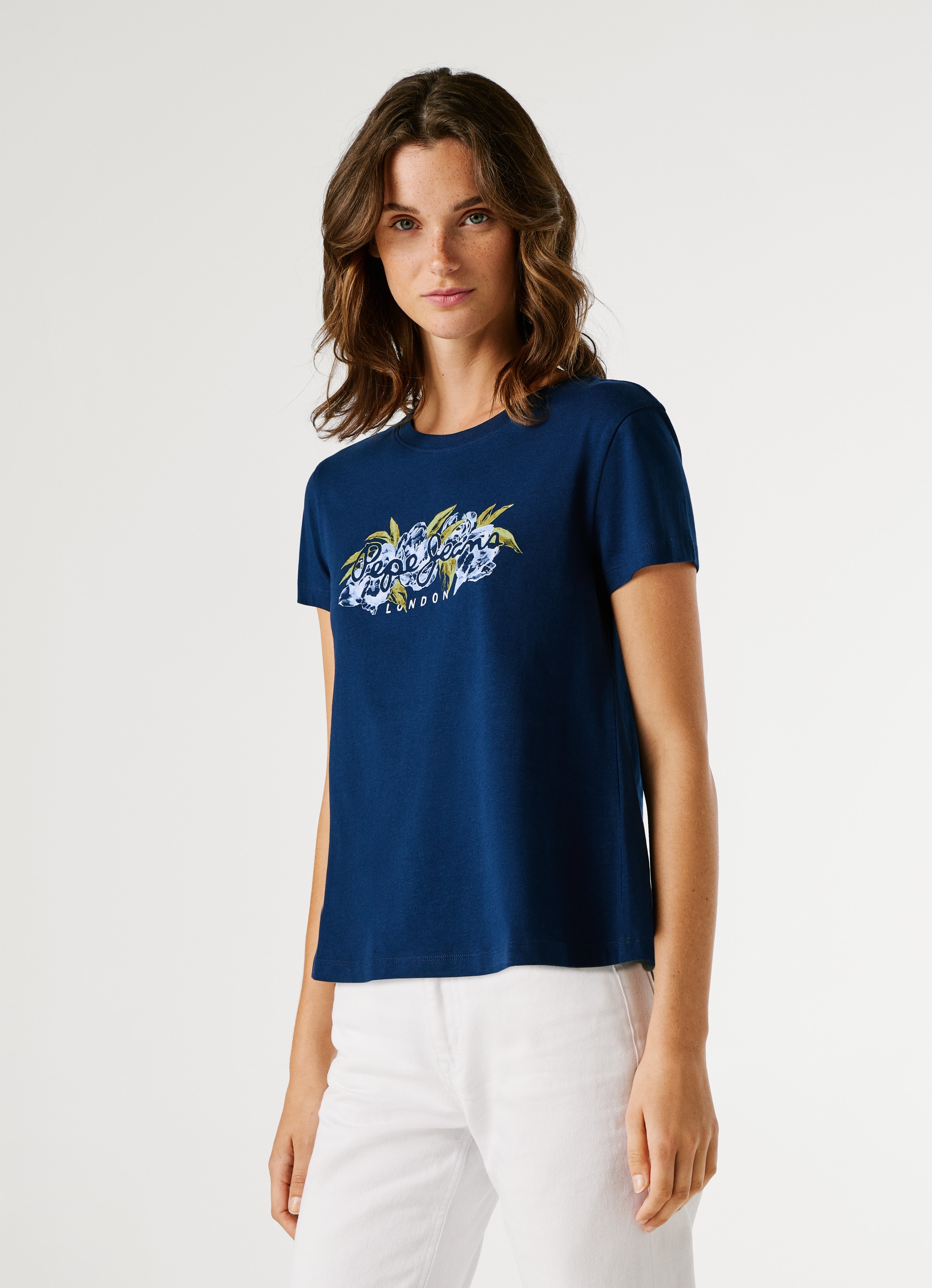 Pepe Jeans T-Shirt »MAHINA« mit floralem Print
