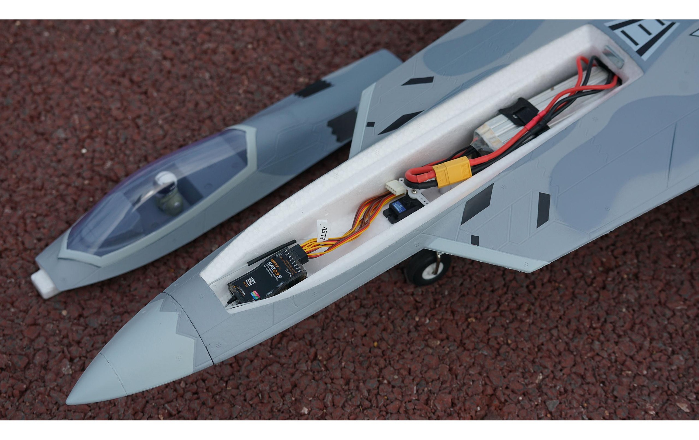 Amewi RC-Flugzeug »XFly F-22 Raptor, 40 mm Twin EDF, PNP«