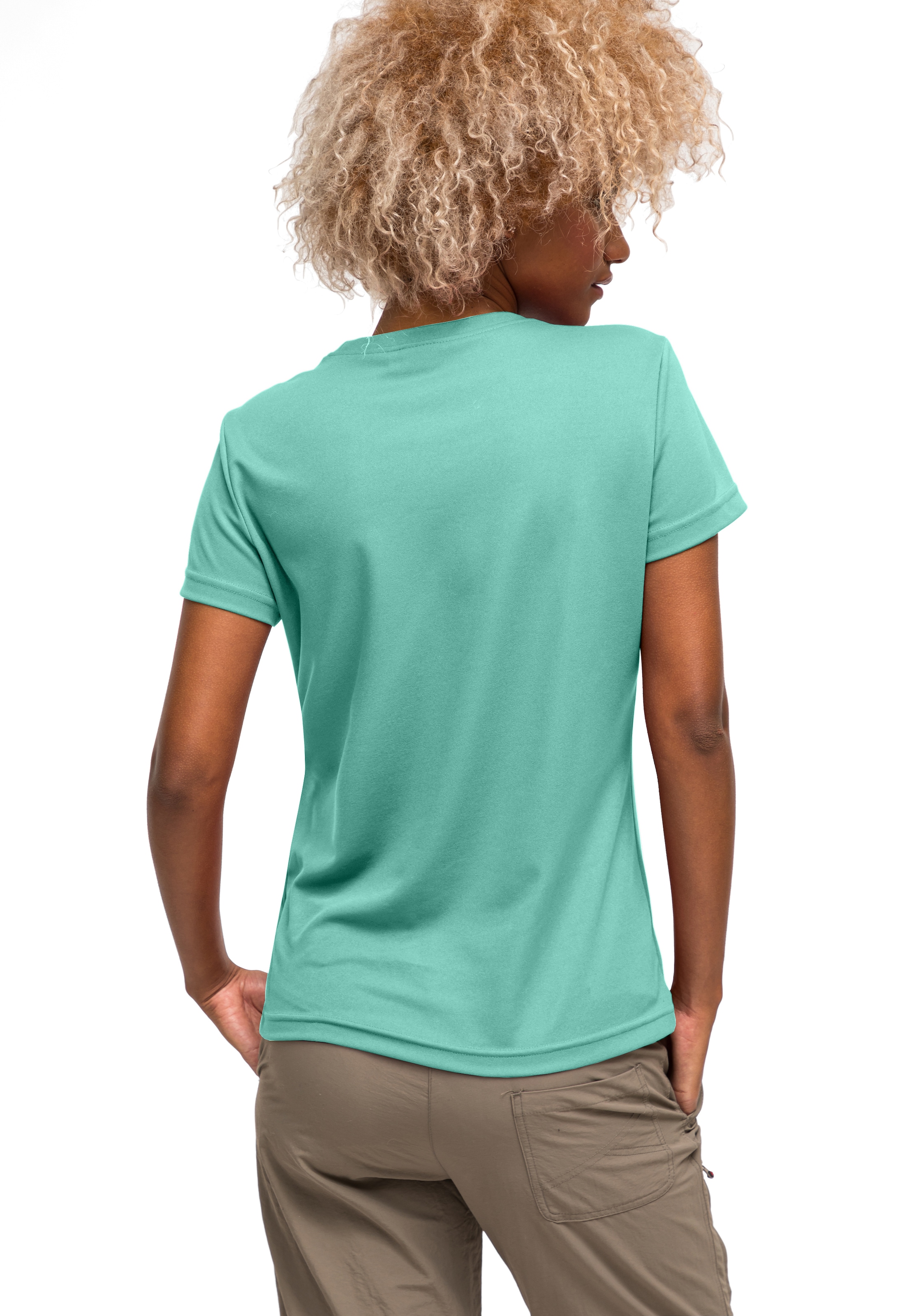 Maier Sports T-Shirt »Waltraud« Damen Kurzarmshirt, leichtes Sommer Funktionsshirt, Rundhals, Reg Fit