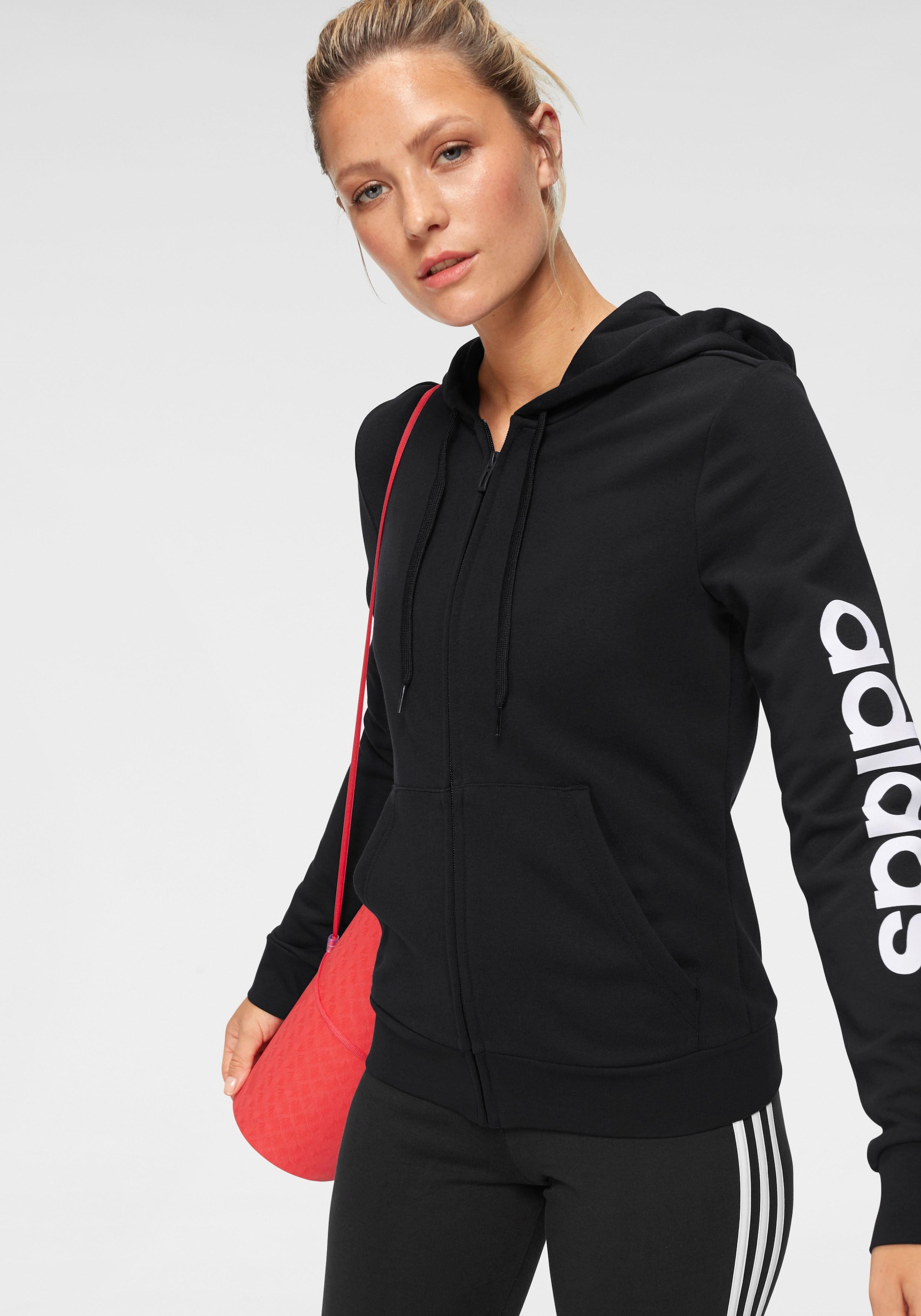 Sweatjacke »ESSENTIALS LINEAR KAPUZENJACKE«