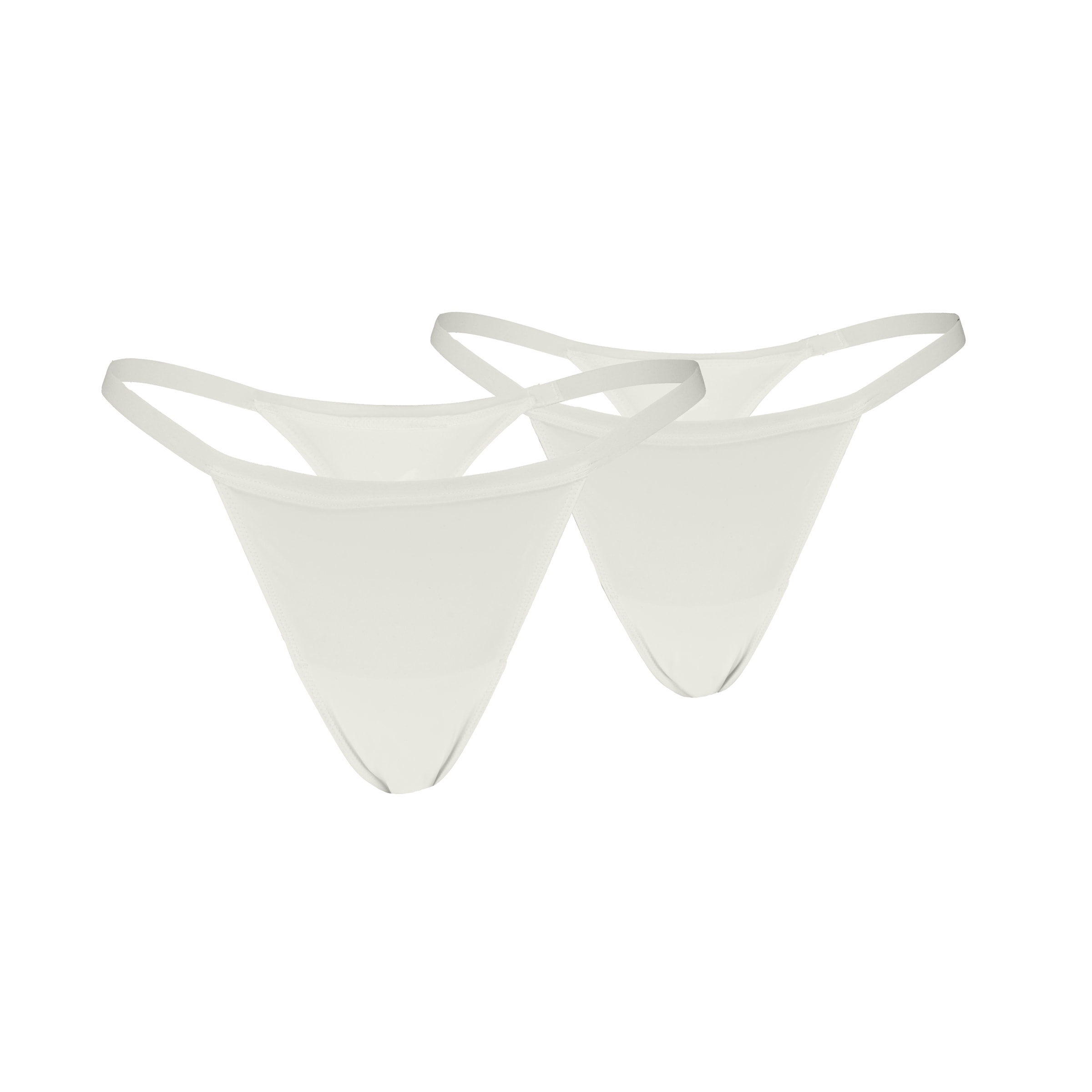 Image of PUMA String "PUMA WOMEN MICROFIBER TANGA STRINGS" 2er Pack, mit elastischem Bund, Logodruck hinten, Mid-Rise Design