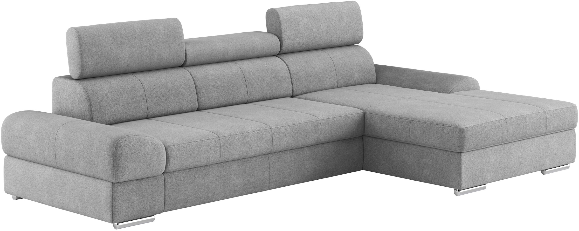 sit&more Ecksofa »Broadway L-Form«, inklusive Kopfteilverstellung, wahlweise mit Bettfunktion
