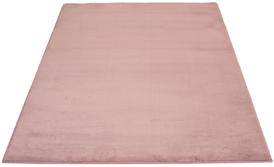 Carpet City Hochflor-Teppich »TOPIA 400«, rechteckig, 21 mm Höhe, Kunstfell-Teppich mit Kaninchenfell-Optik, Haptik, Schlafzimmer